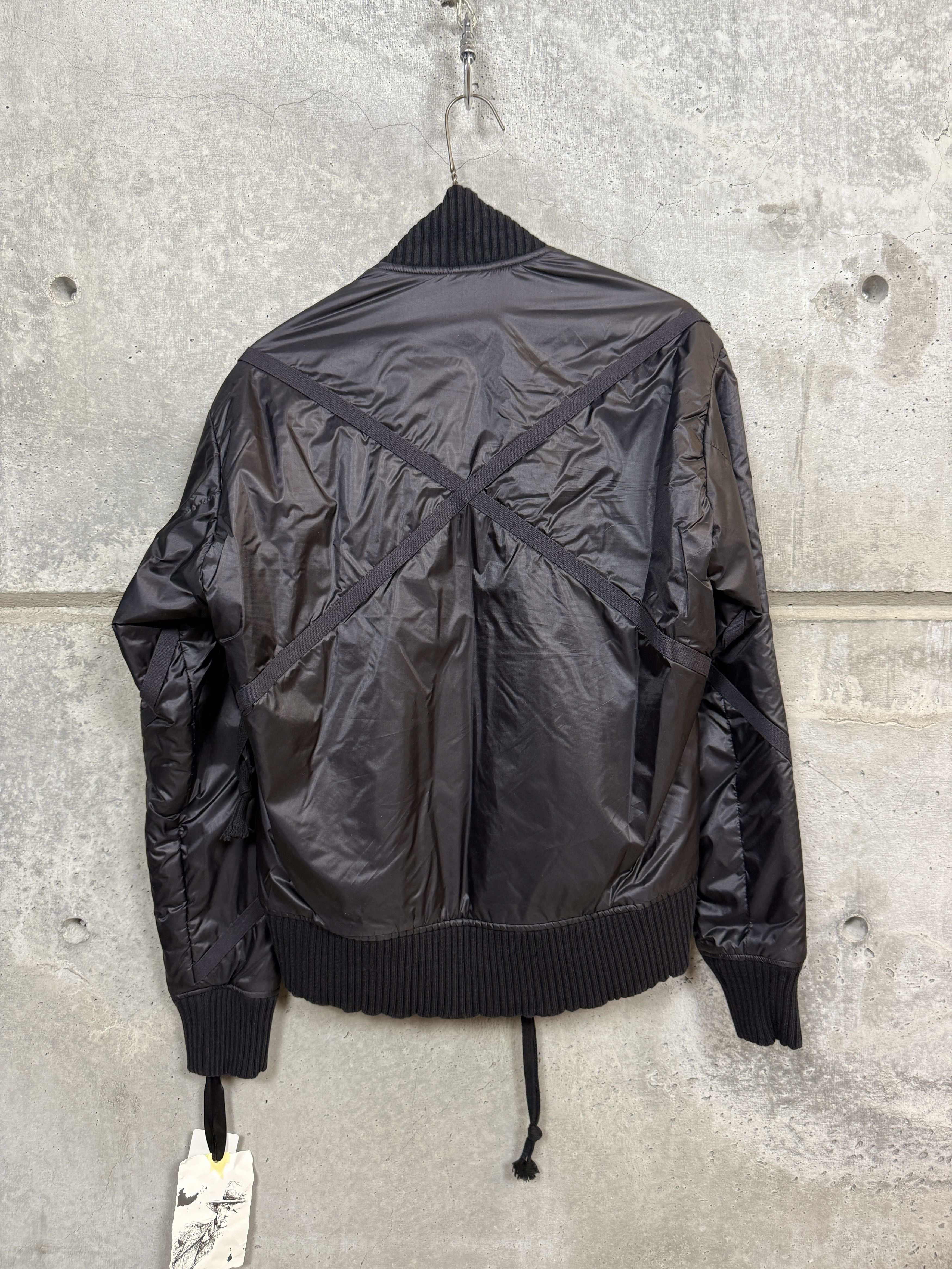 Greg Lauren $1350 Greg Lauren Black Nylon Flight Jacket Size US M / EU 48-50 / 2 - 2 Thumbnail