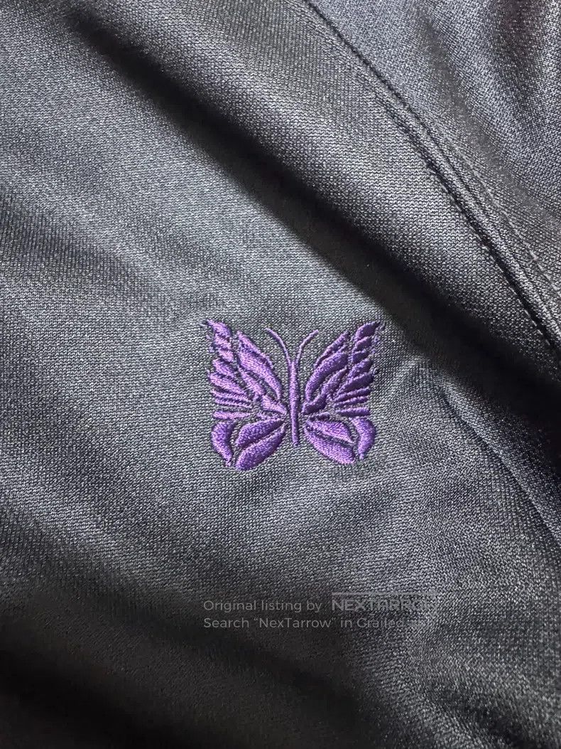 Needles Needles Restricted Butterfly Embroidered Stripe Crew Neck Size US S / EU 44-46 / 1 - 6 Thumbnail