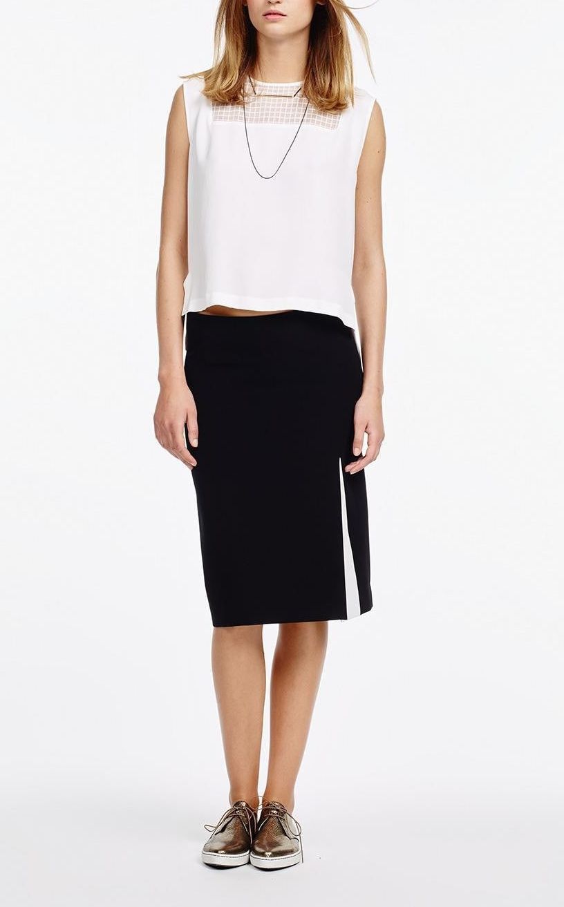 Cop Copine Cop Copine Pistols Black Elegant Skirt Size EU38 Size 27" / US 4 / IT 40 - 3 Thumbnail