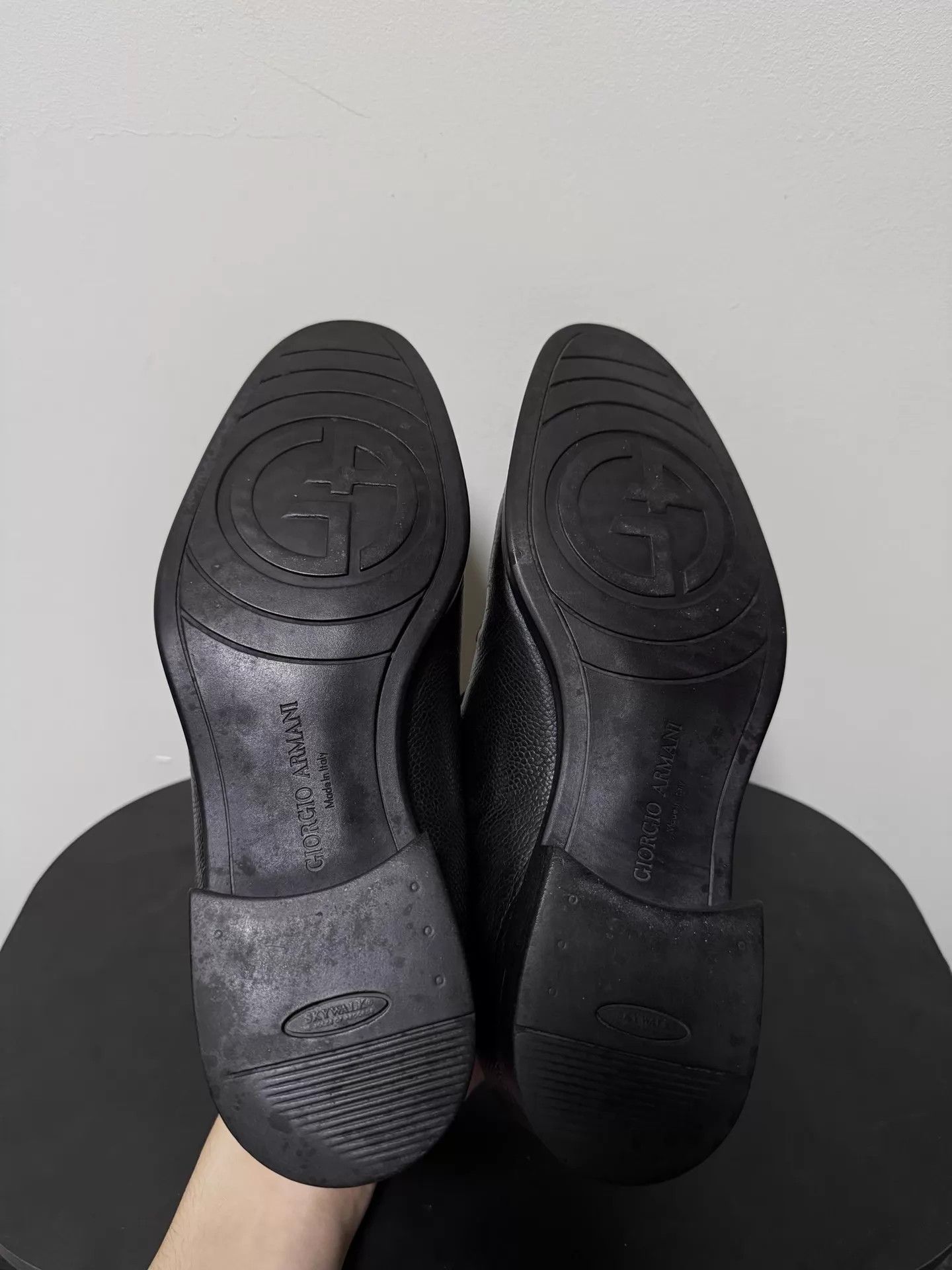 Giorgio Armani GiorgioArmani GA Mainline Grain Leather Derby Shoes 42 Size US 9 / EU 42 - 5 Thumbnail