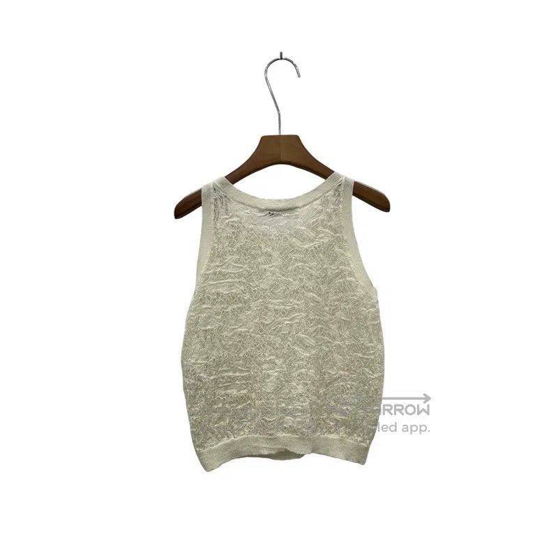 Dior Dior Beige lace vest Size S / US 4 / IT 40 - 2 Thumbnail