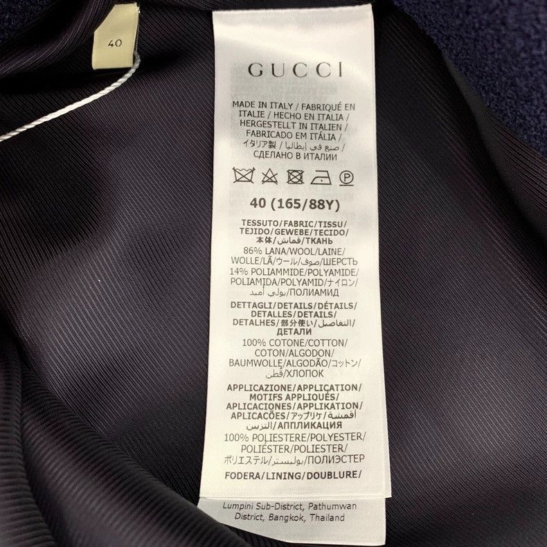 Gucci Gucci Navy Sleeveless V-Neck Dress-2506 Size S / US 4 / IT 40 - 8 Thumbnail