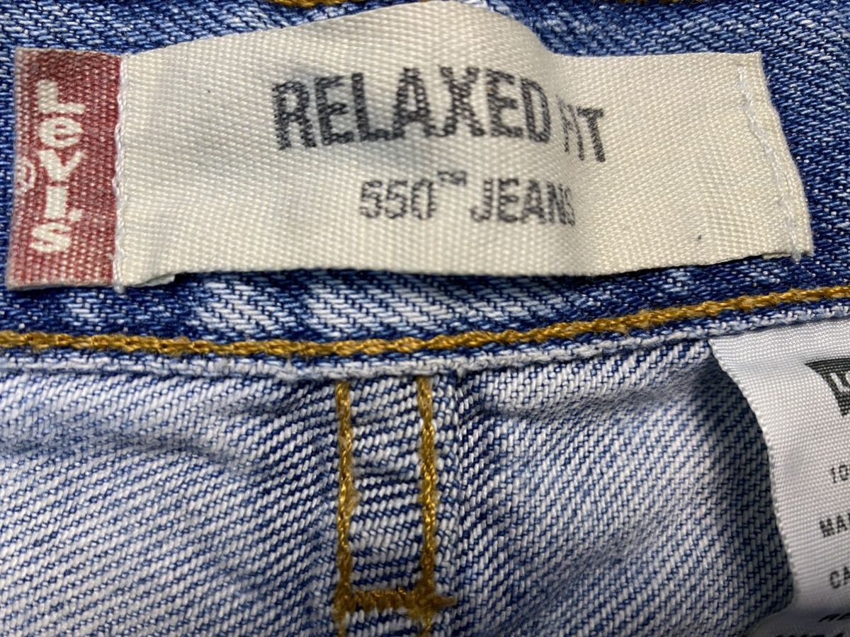 Levi's Vintage Levi’s 550 Relaxed Fit Blue Denim Pants single r Size US 34 / EU 50 - 16 Thumbnail