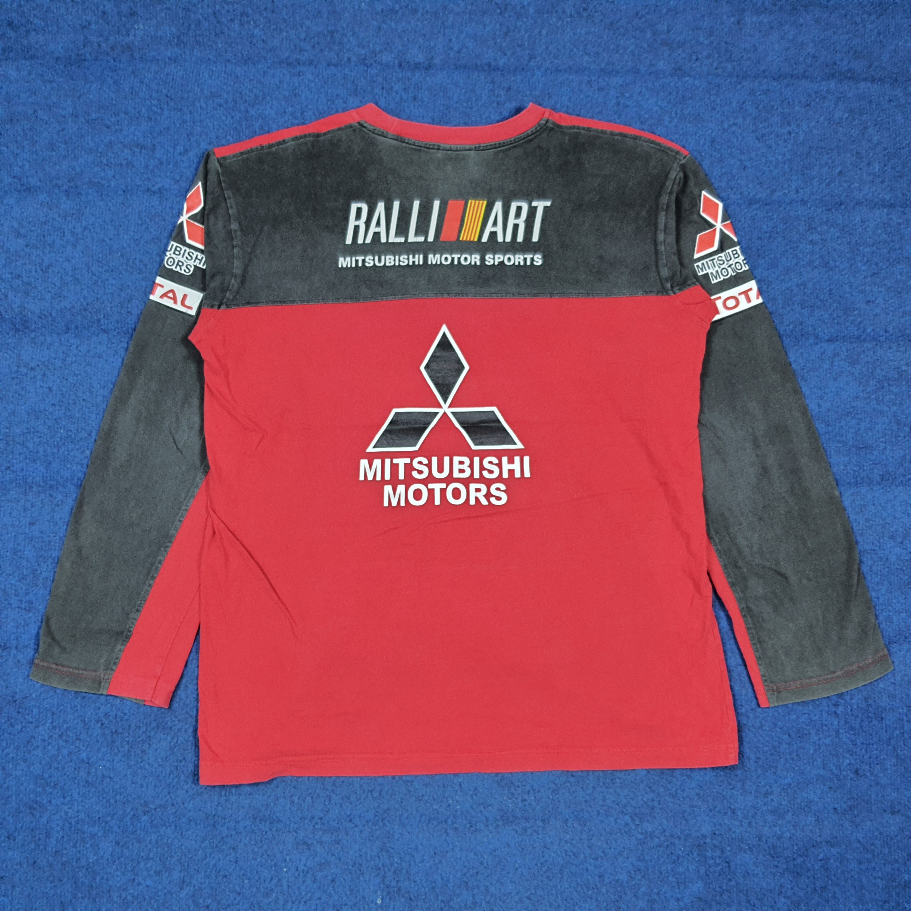 Japanese Brand Vintage 90s JDM Mitsubishi Ralliart Racing Tshirt C285N77 Size US L / EU 52-54 / 3 - 1 Thumbnail
