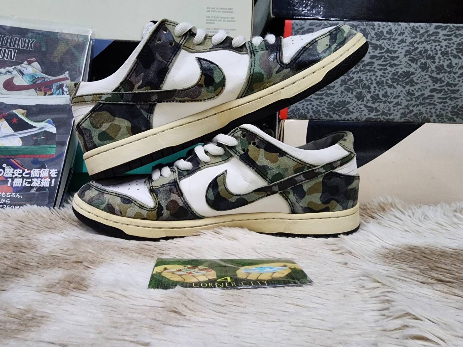 Nike Nike Sb Dunk Low Camo Legion Green Size US 9.5 / EU 42-43 - 6 Thumbnail