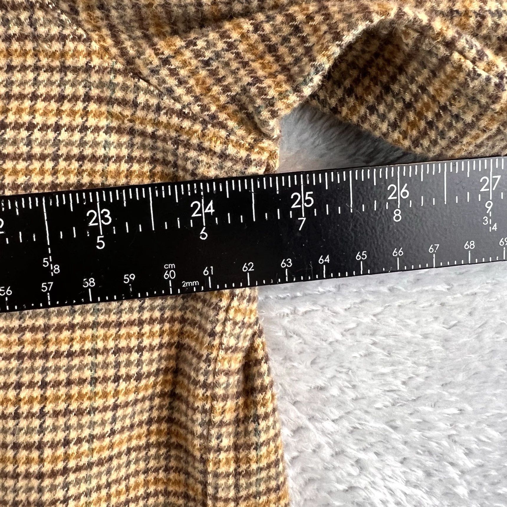 Vintage VINTAGE L.L. Bean Flannel Shirt Plaid Mens L Regular Beige Cotton Button-Up Long Sleeve Collared Pocketed Casual 90s 266840 Size US L / EU 52-54 / 3 - 4 Thumbnail