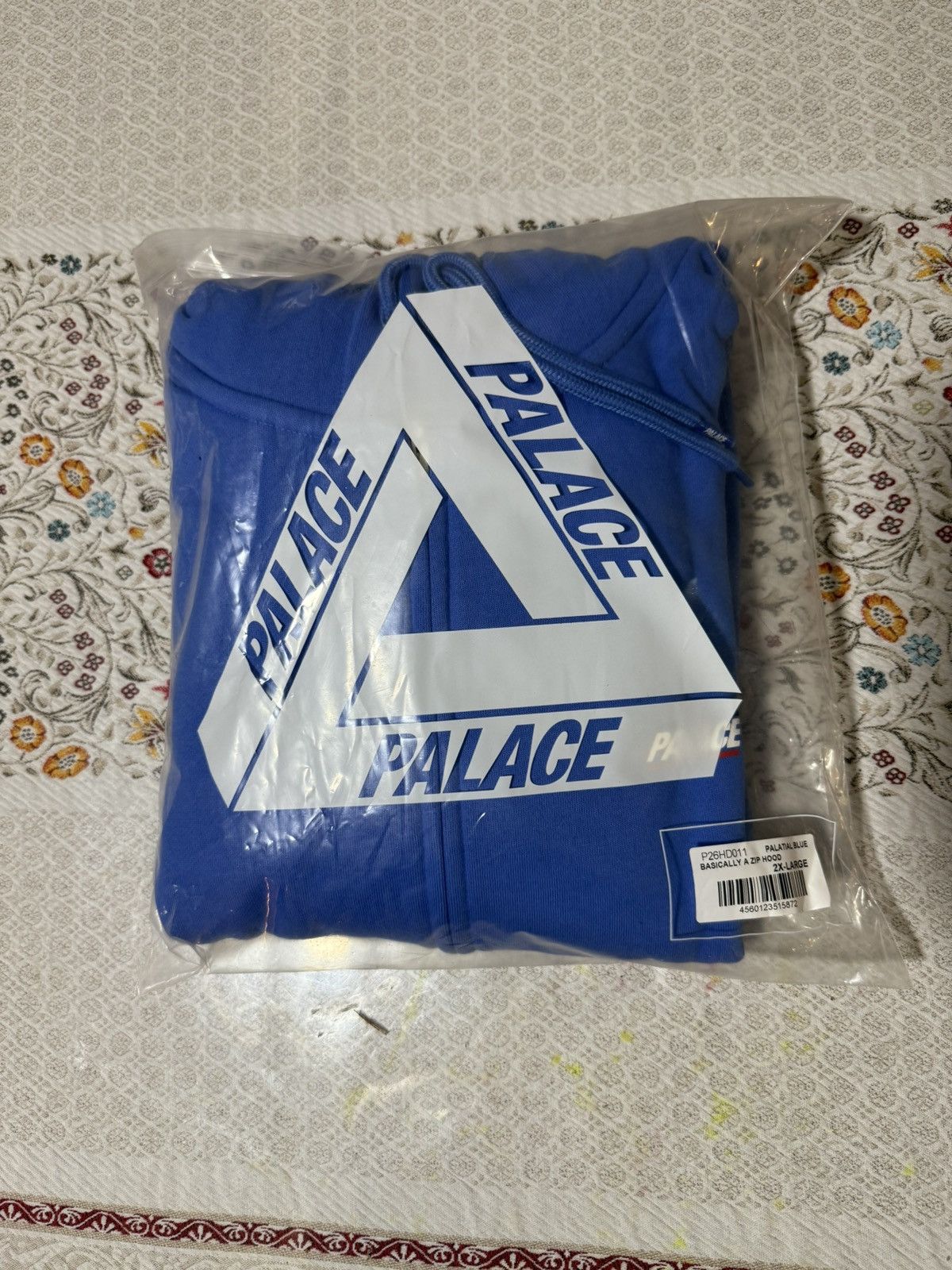 Palace Palace Basically A Zip Hood Blue SS24 Size XXL Sweatshirt Size US XXL / EU 58 / 5 - 3 Thumbnail