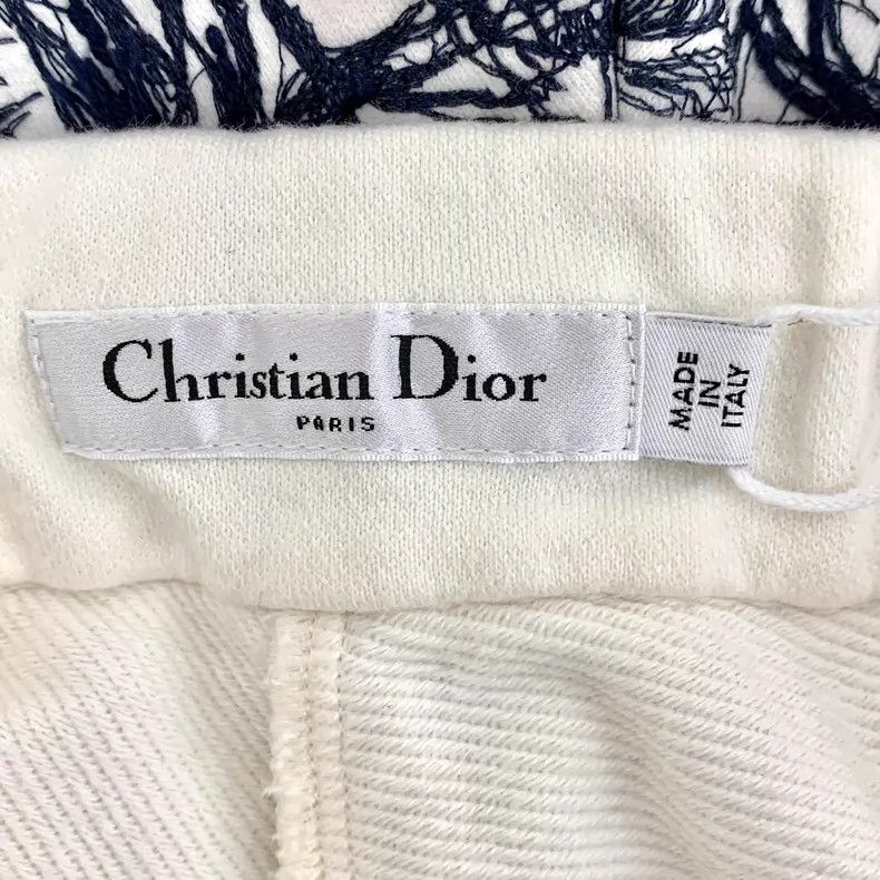 Dior Dior Size XS White jungle print cotton drawstring casual sh Size 42" / US 20 - 6 Thumbnail
