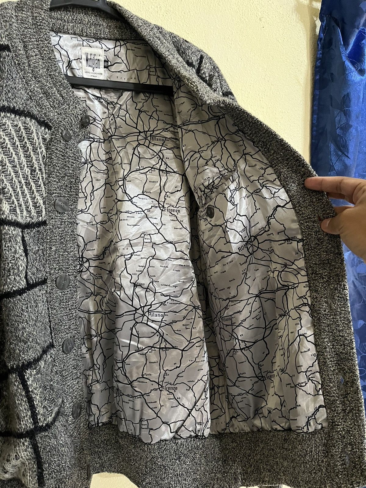 Japanese Brand × Vintage Vtg Modigliani Uomo Coordwear Italy Patchwork Design Size US M / EU 48-50 / 2 - 4 Thumbnail