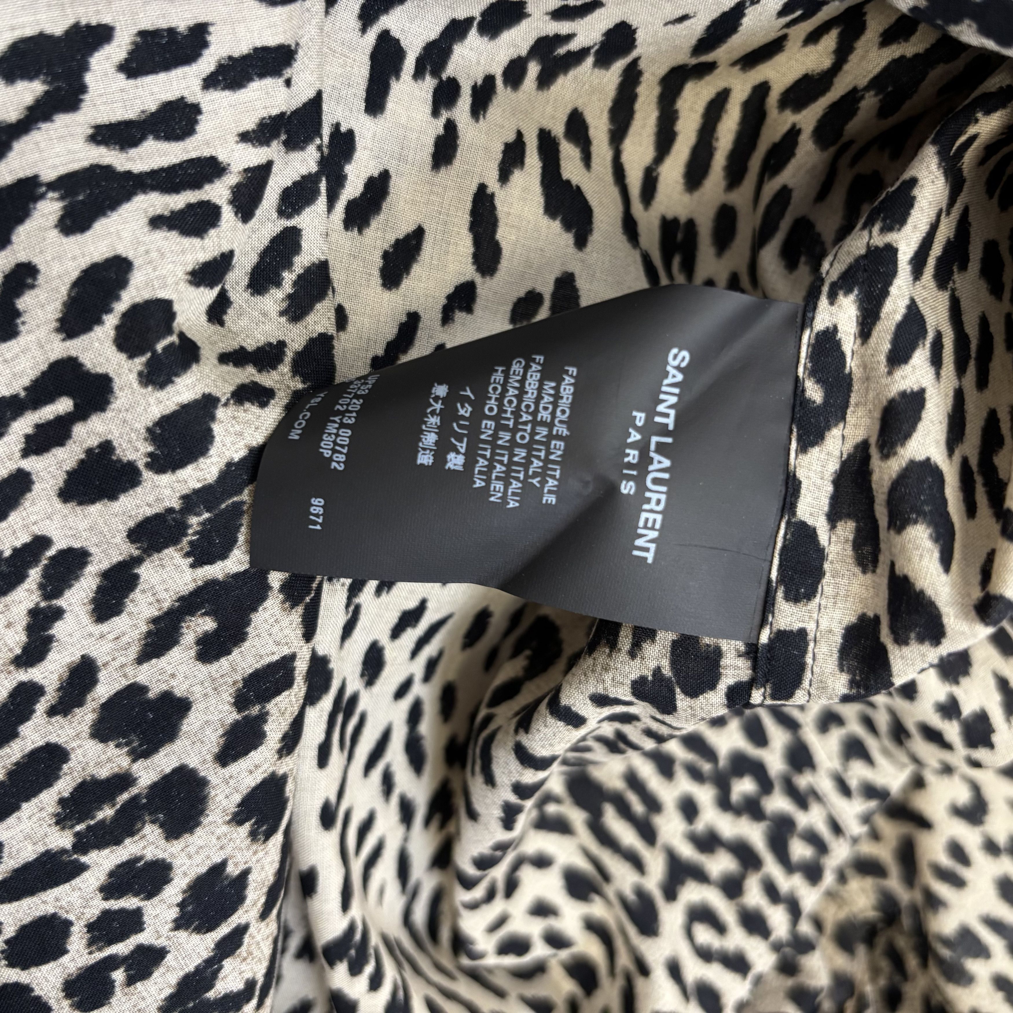 Saint Laurent Paris Saint Laurent Leopard Shirt Size US XL / EU 56 / 4 - 4 Thumbnail