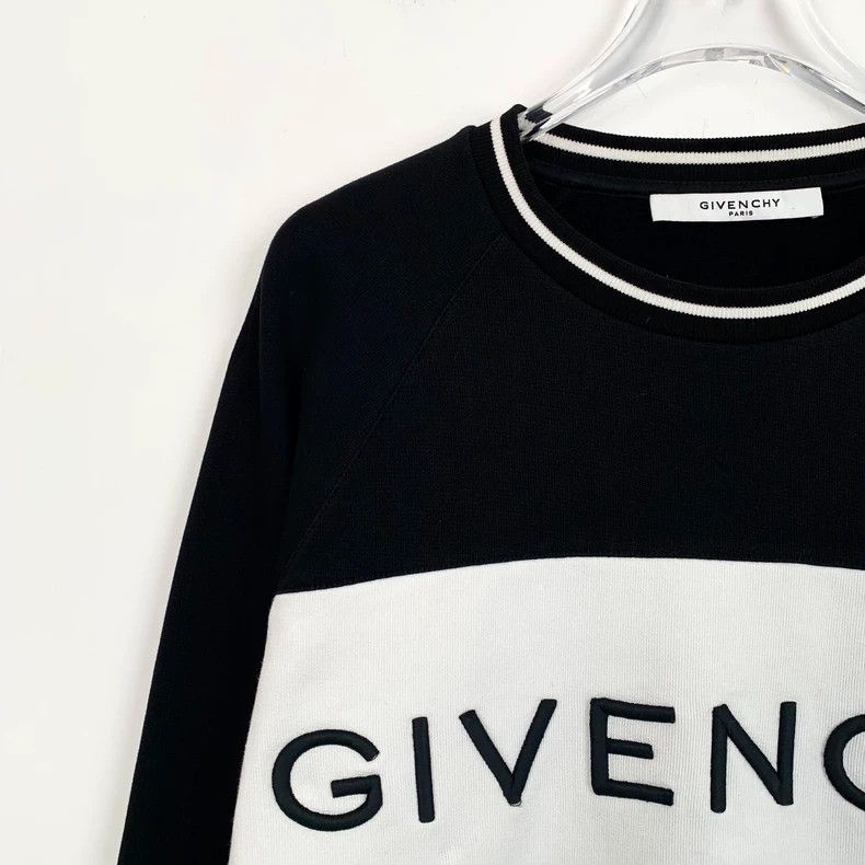 Givenchy Givenchy Black Logo Letter Embroidery T-Shirt Size US M / EU 48-50 / 2 - 3 Thumbnail