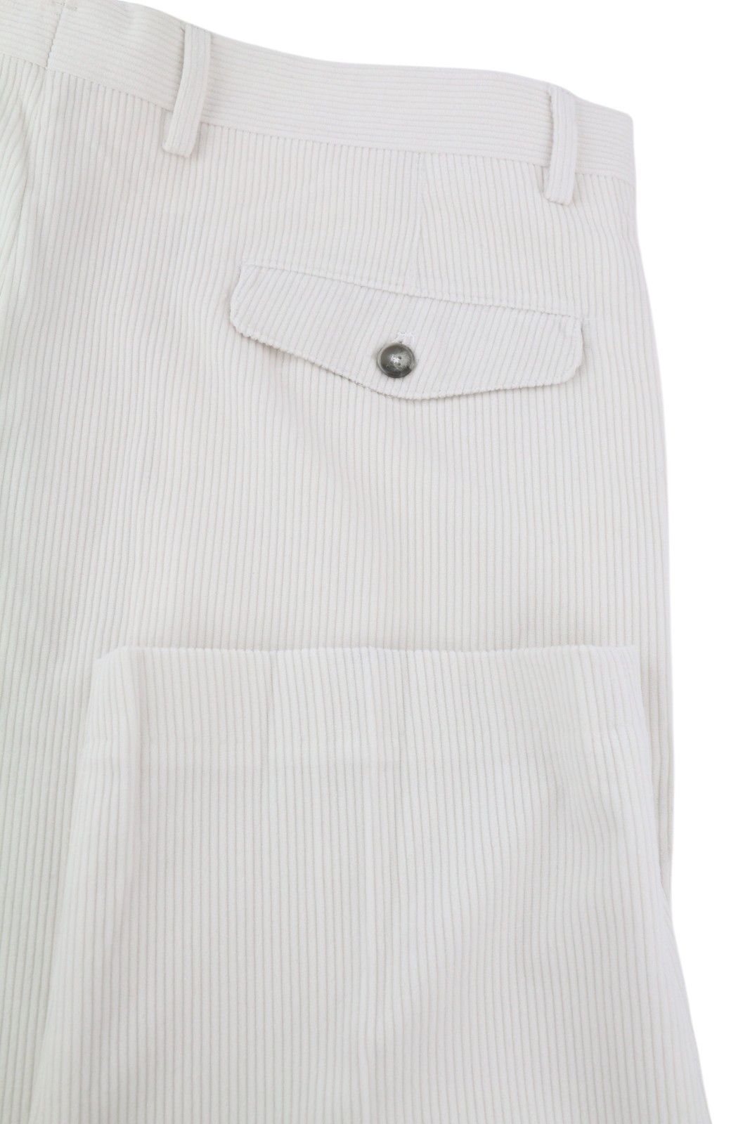 Tommy Hilfiger ROCK VELVET LARDINI W38 Corduroy Pleated Leg Trousers 85359 Size US 38 / EU 54 - 5 Thumbnail