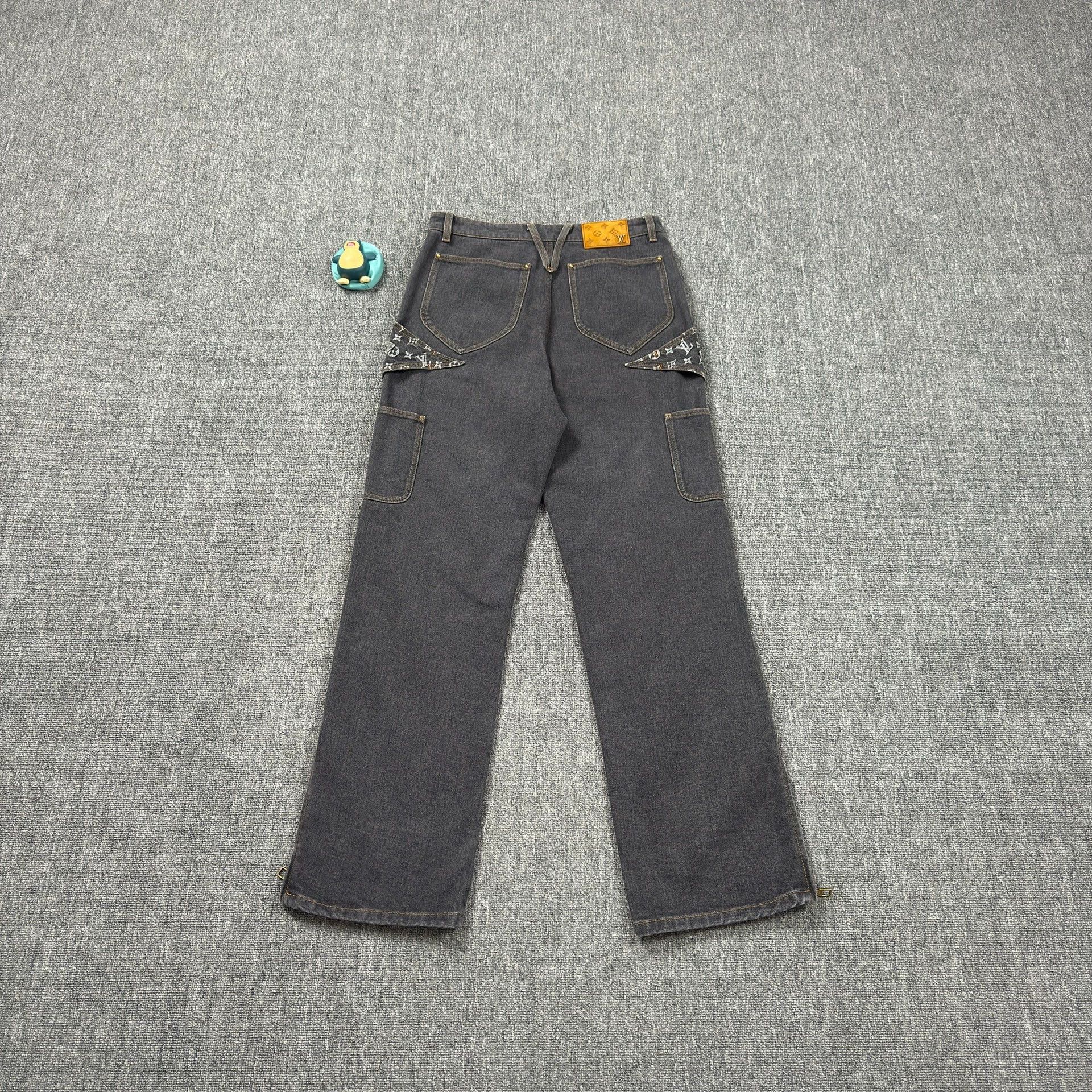 Louis Vuitton LV Irregular All-over Print Jeans Size 29" - 2 Thumbnail