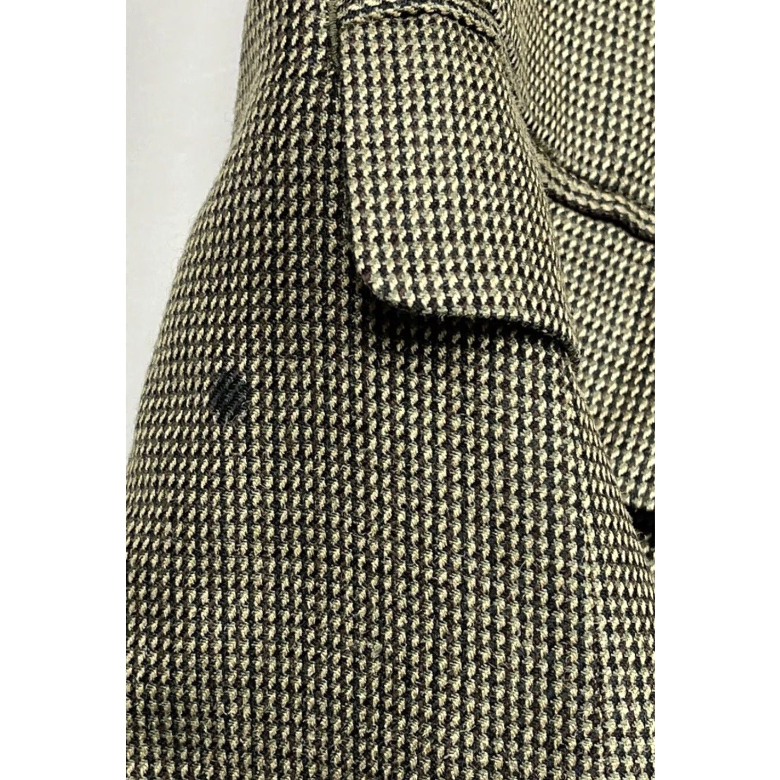 Ralph Lauren VINTAGE Lauren Ralph Lauren Sport Coat Jacket 44 R Brown Check Silk Wool Classic Mens Size US S / EU 44-46 / 1 - 8 Thumbnail