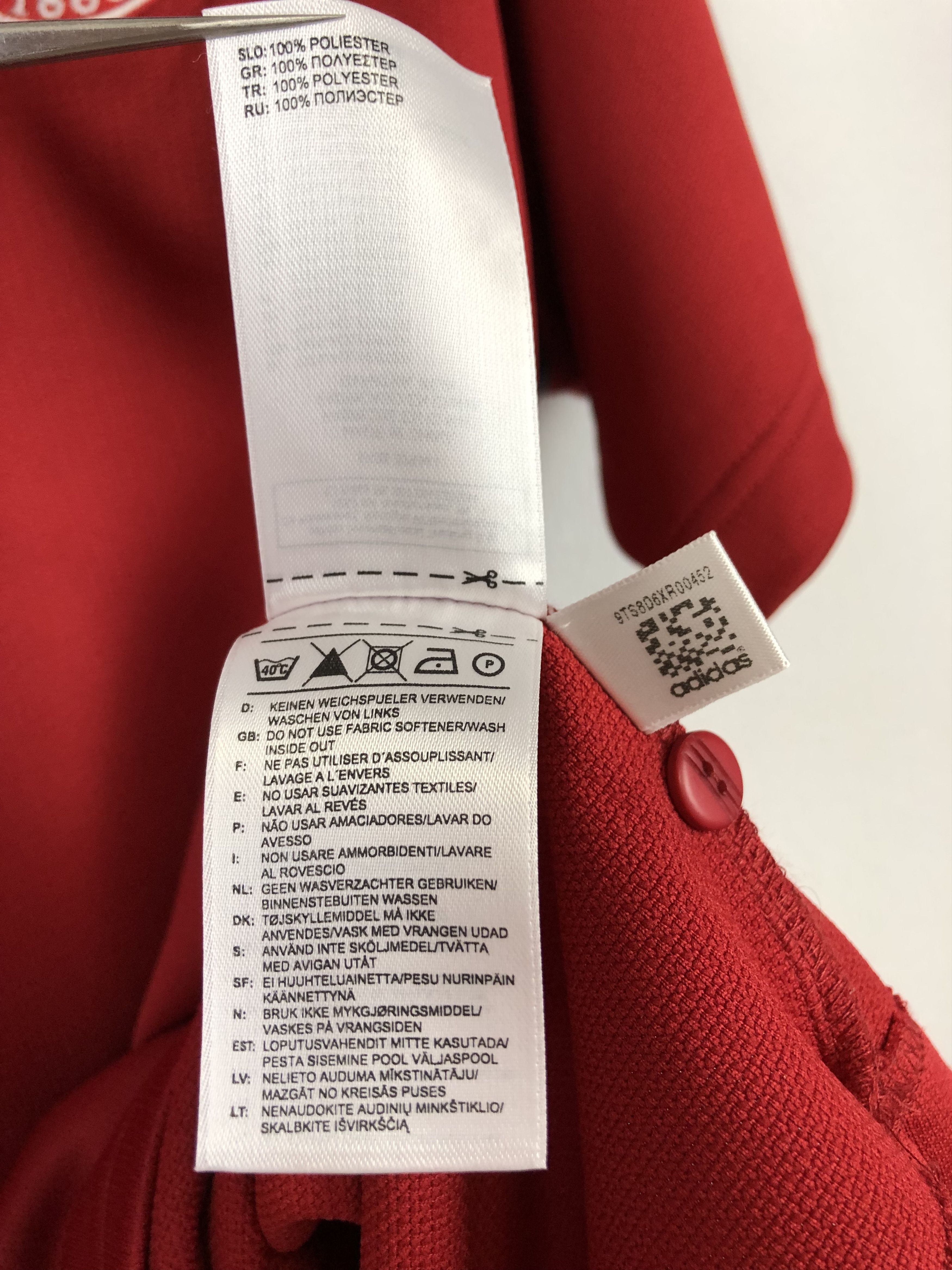 Adidas Vintage Adidas Denmark Football Shirt Soccer Train Jersey Size US XL / EU 56 / 4 - 9 Thumbnail