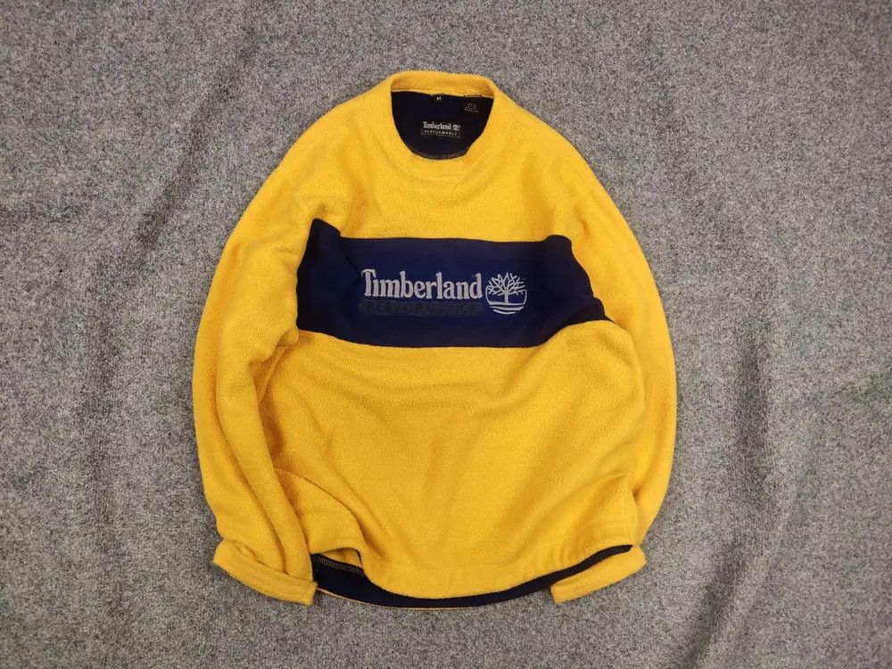 Timberland Vintage Timberland Performance Crew neck Fleece sweatshirt Size US M / EU 48-50 / 2 - 1 Thumbnail