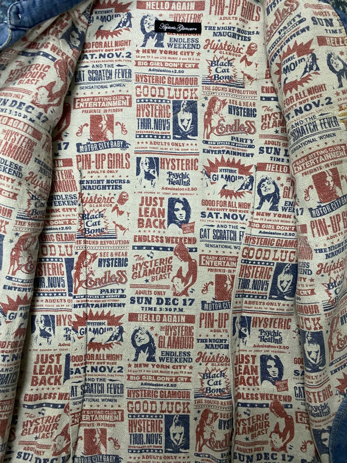 Hysteric Glamour Hysteric Glamour Denim Western Shirt Print Lined Size US XS / EU 42 / 0 - 6 Thumbnail