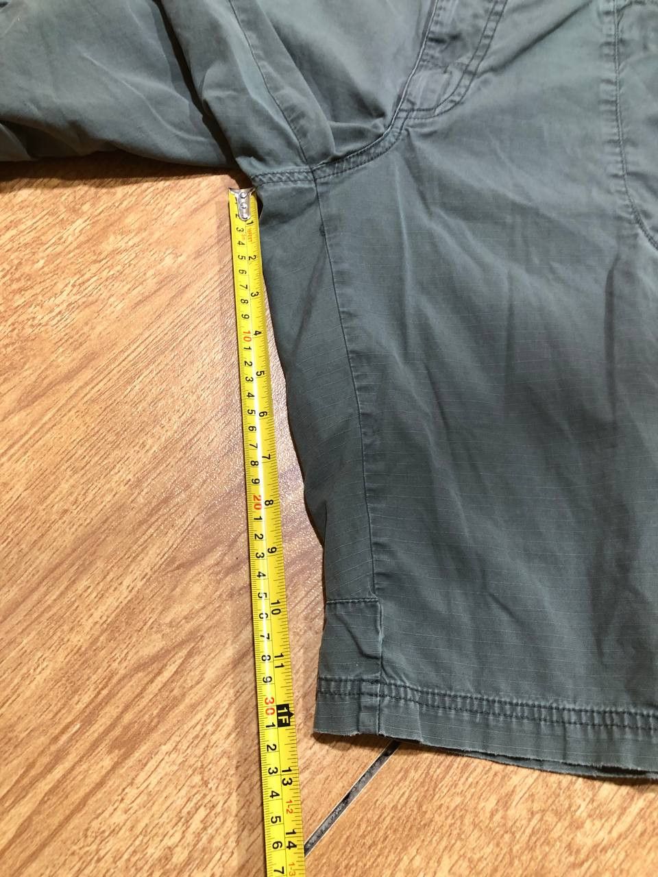Nike Vintage Nike Shorts distressed Cargo Green Khaki Y2K Size US 34 / EU 50 - 6 Thumbnail