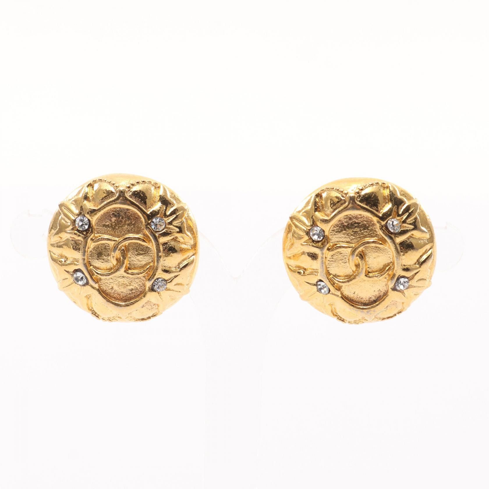 Chanel Chanel Chanel Coco Mark Earrings Metal Earrings DUTY FREE for USA Size ONE SIZE - 1 Thumbnail