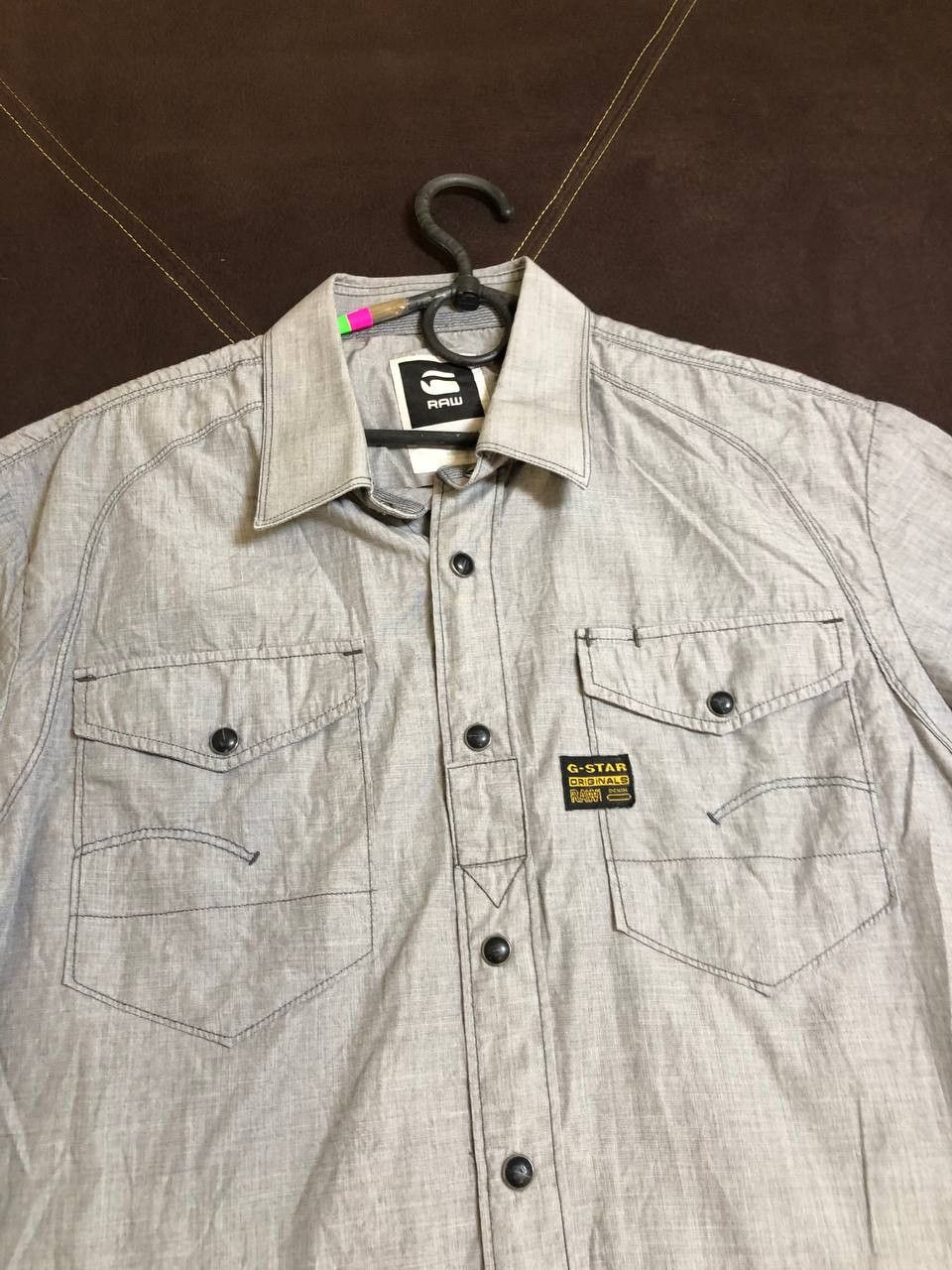 G-Star Vintage Y2K G-star Raw button up shirt streetwear Size US XL / EU 56 / 4 - 4 Thumbnail