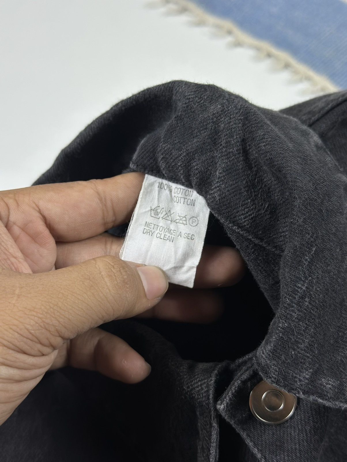 A.P.C. A.P.C HIVER 1997 ARCHIVE BLACK DENIM Size US M / EU 48-50 / 2 - 8 Thumbnail