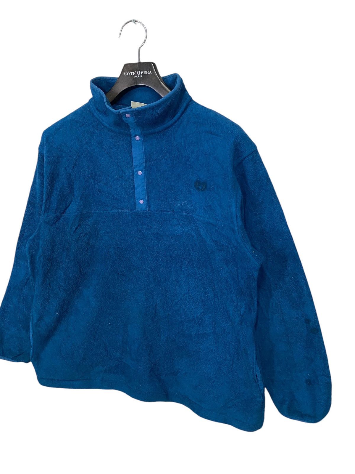 L.L. Bean × Vintage Vintage LLBEAN fleece sweater half button distressed Size US L / EU 52-54 / 3 - 3 Thumbnail