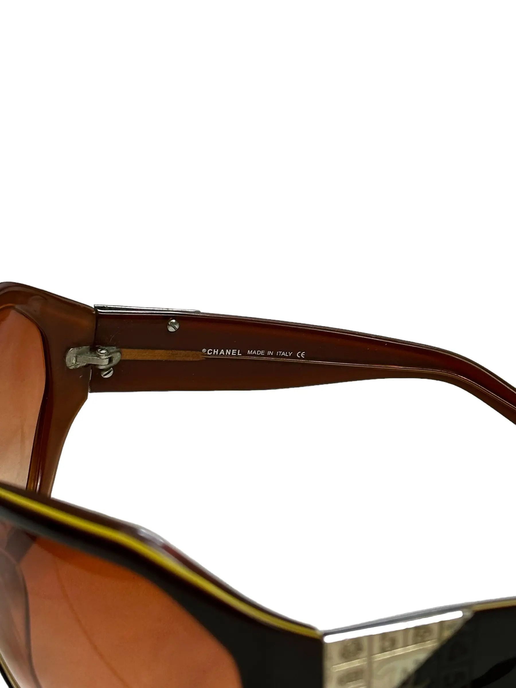 Chanel Chanel hexagon engraved logo sunglasses Size ONE SIZE - 6 Thumbnail
