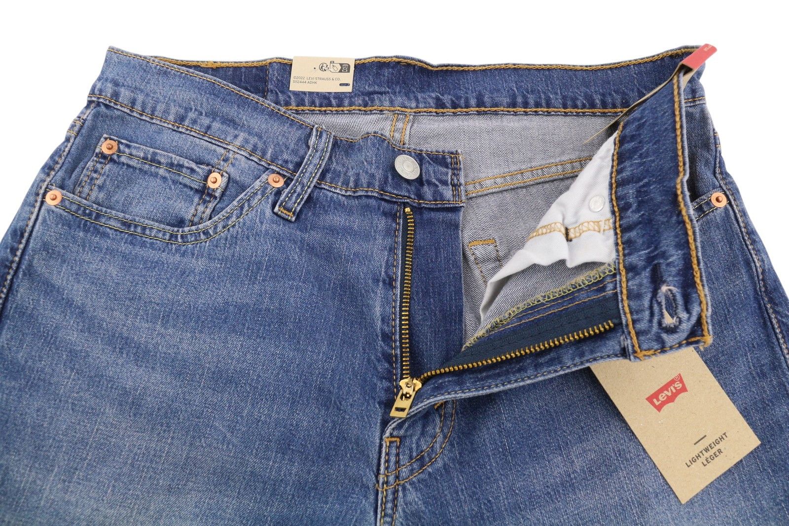 Levi's 511 W31/L34 Blue Faded Lightweight Stretch Jeans 87071 Size US 31 - 4 Thumbnail