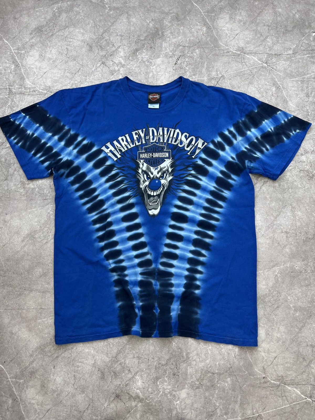 Harley Davidson 90s FLAME HARLEY DAVIDSON HYPE RARE 00s t shirt Size US XL / EU 56 / 4 - 1 Thumbnail
