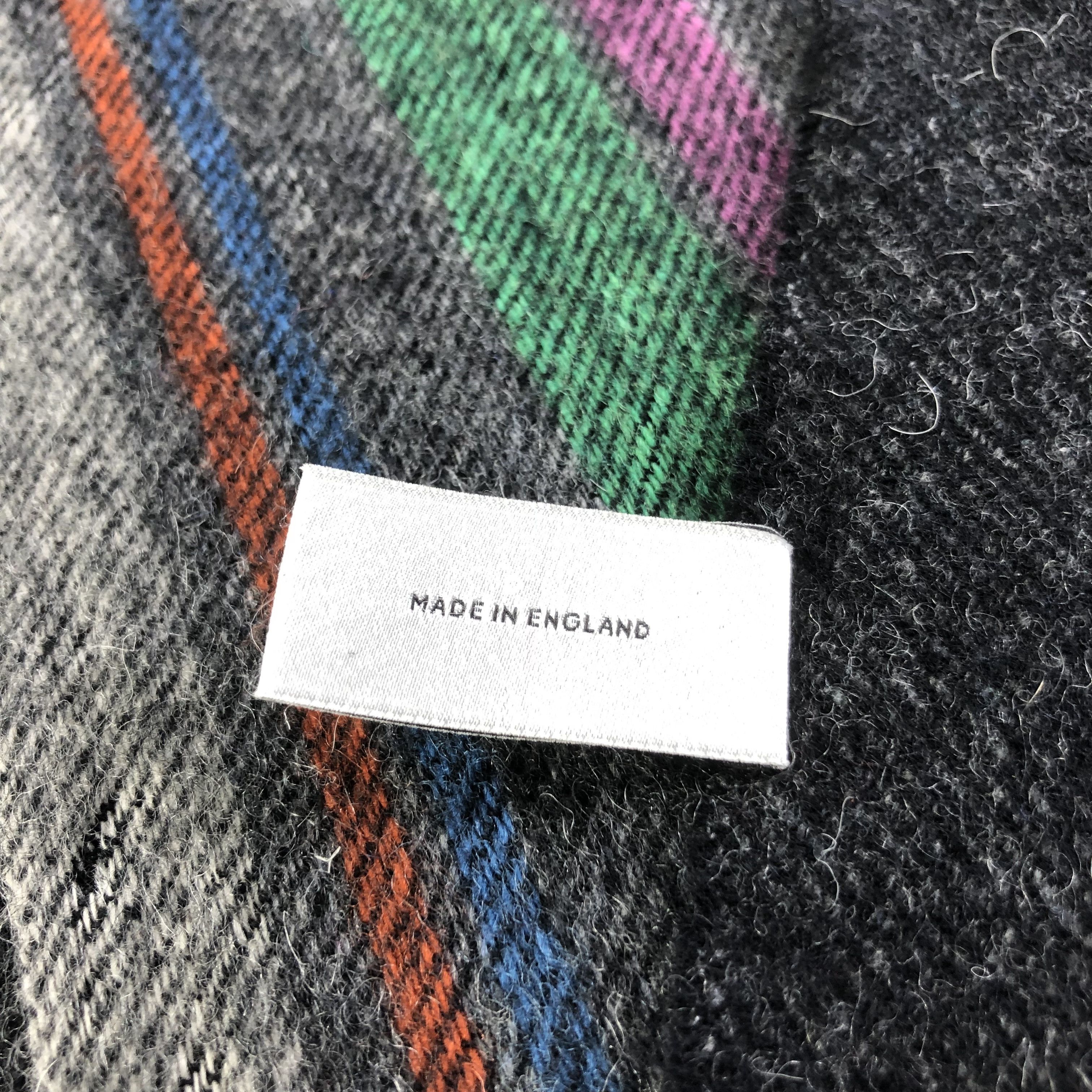 Paul Smith Paul Smith Stripes Wool Scarf Muffler V1660 Size ONE SIZE - 6 Thumbnail