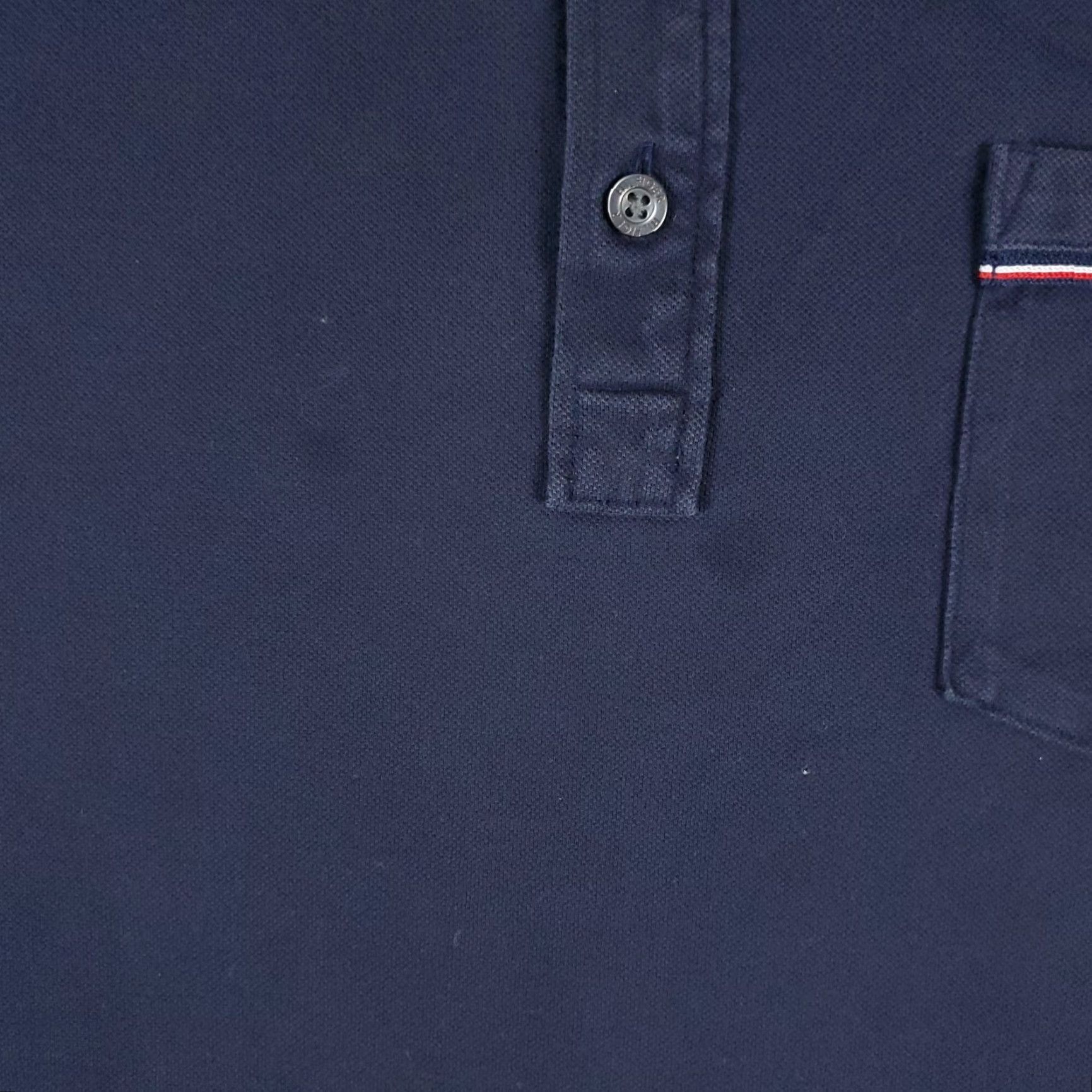 Tommy Hilfiger Tommy Hilfiger Polo Shirt Mens 2XL Blue Slim Fit Short Sleeve Casual Stained Size US XXL / EU 58 / 5 - 4 Thumbnail