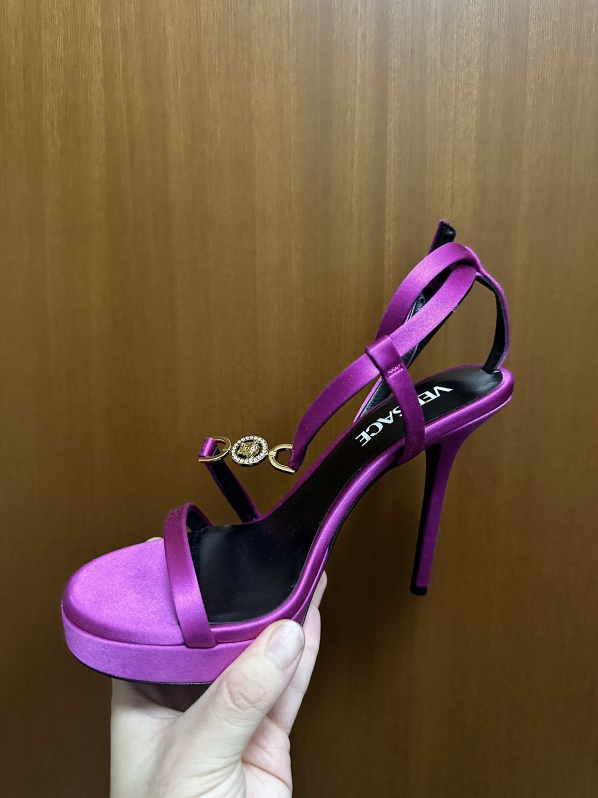 Versace Versace Crystal Medusa 95 Sandals Size US 6 / IT 36 - 3 Thumbnail