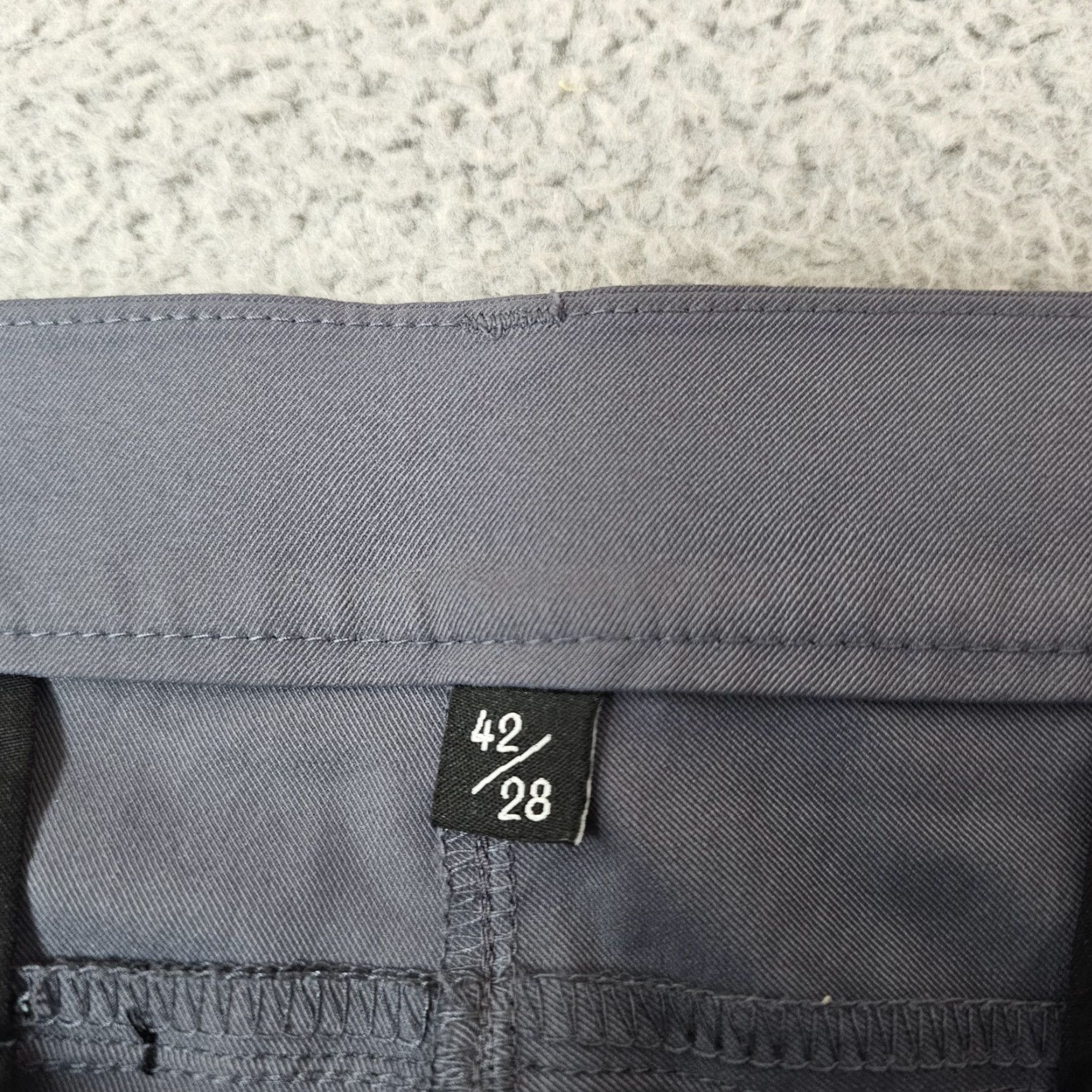 Vintage Public Rec Pants Mens 42x25 Slim Fit Polyester Travel Golf Stretch Breathable Pockets Wrinkle Resistant Lightweight Size US 42 / EU 58 - 3 Thumbnail