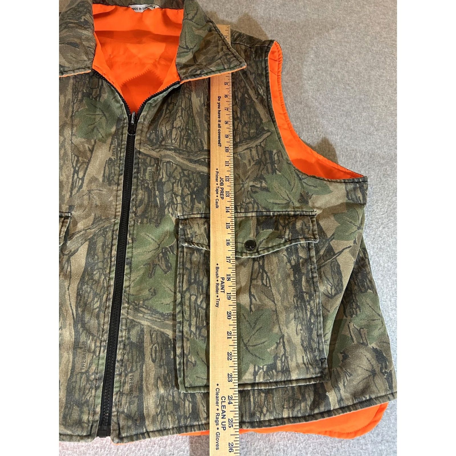 Vintage VINTAGE Winchester Conceal Reversible Hunting Vest Men 2XL Camouflage Zip Pockets Quilted Insulated Polyester Outdoor Fall Mens Size US XXL / EU 58 / 5 - 6 Thumbnail