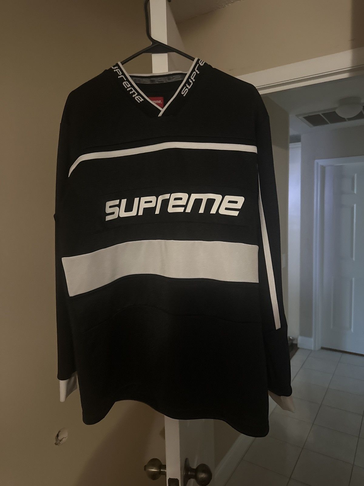 Supreme Supreme Warm Up Hockey Jersey | Grailed