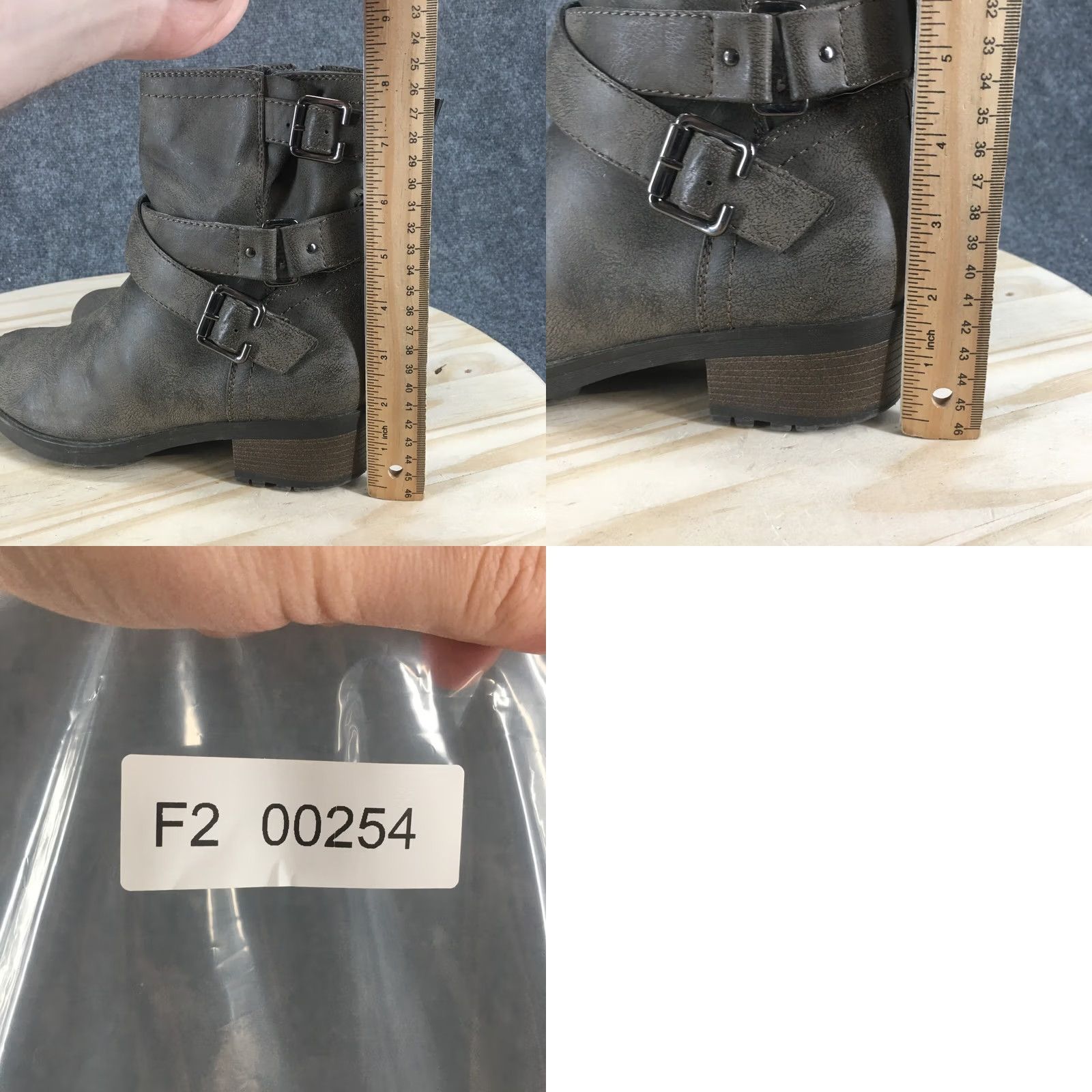 Vintage White Mountain Boots Womens 9M Brown Backup Ankle Bootie Buckle Faux Leather Bootie Size US 9 / IT 39 - 10 Thumbnail