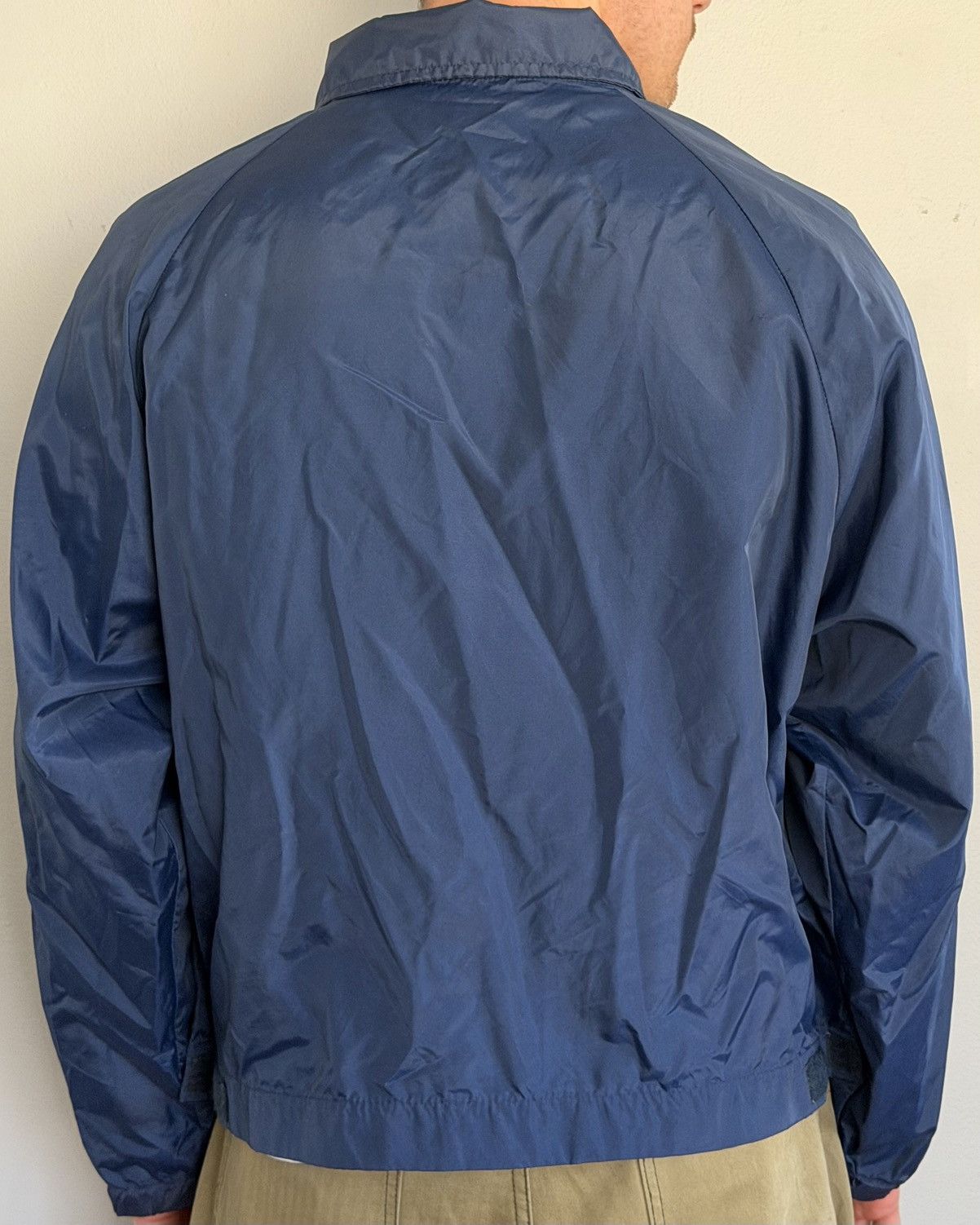 London Fog Vintage London Fog Lightweight Snap Jacket – Classic Navy Size US XL / EU 56 / 4 - 2 Thumbnail