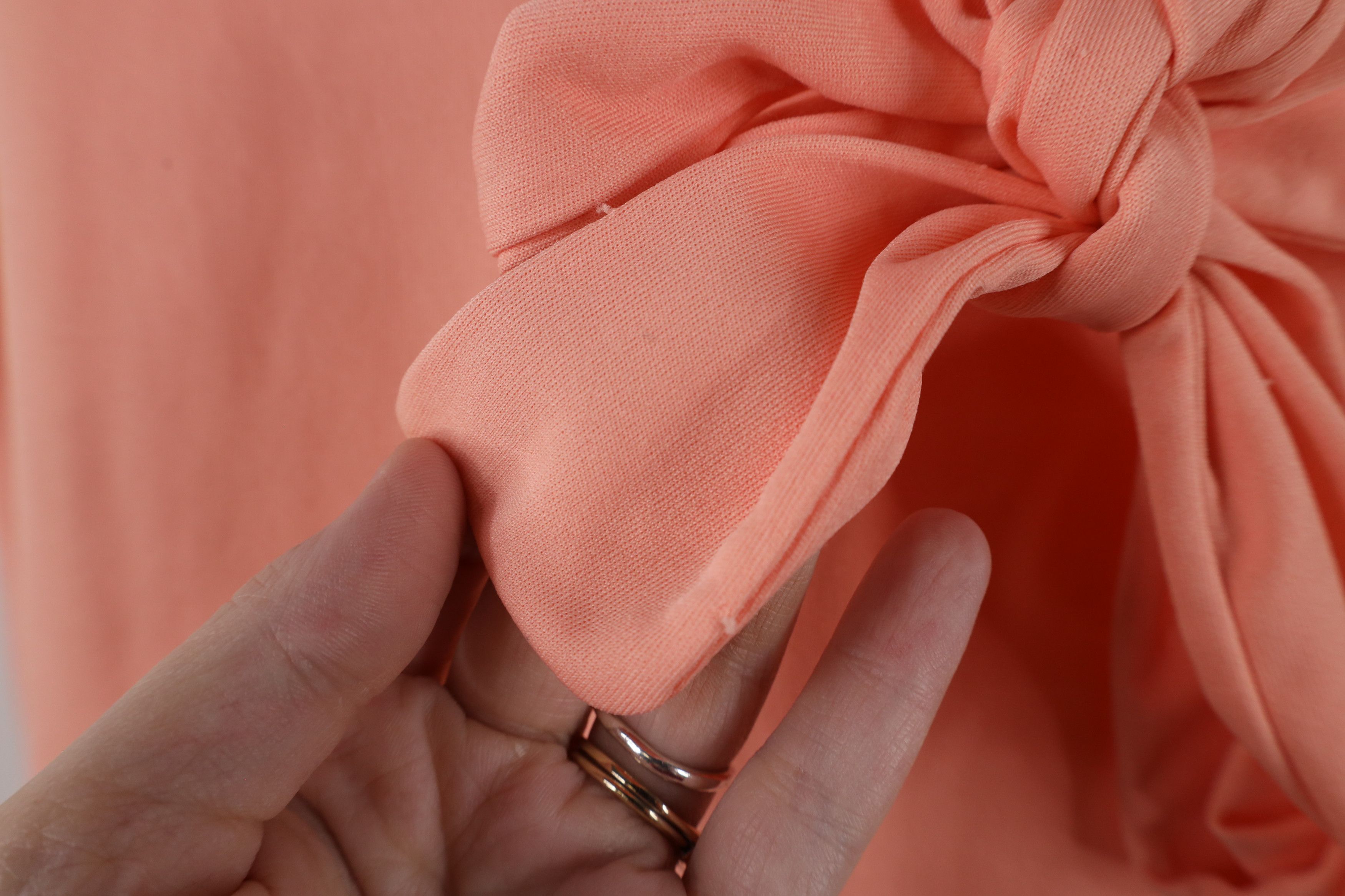 Vintage Vintage 70s Streetwear Pussybow Collared Shirt Pink USA Size XS / US 0-2 / IT 36-38 - 6 Thumbnail