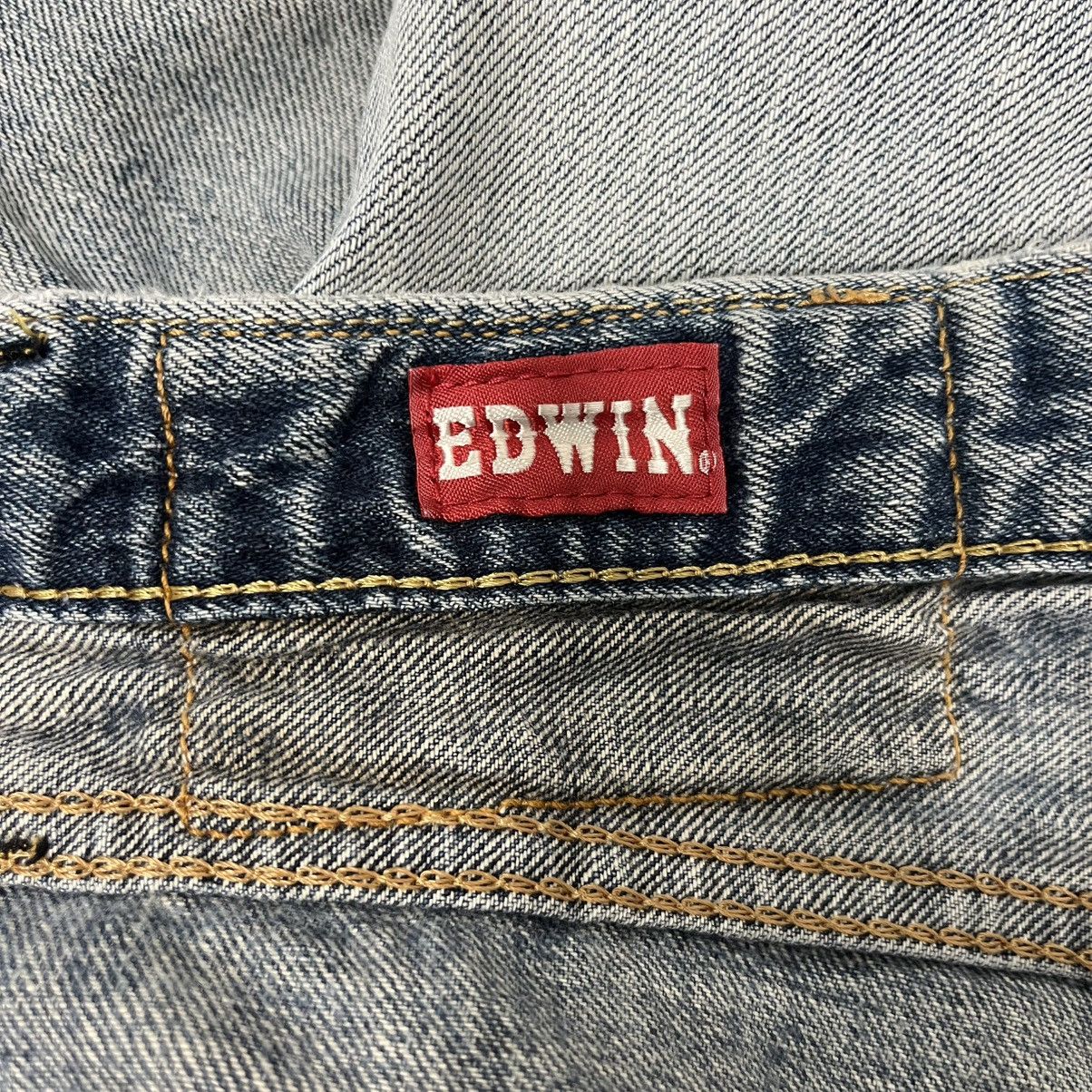 Edwin Vintage Edwin Japan Distressed Redline Denim Jeans Size US 32 / EU 48 - 19 Thumbnail