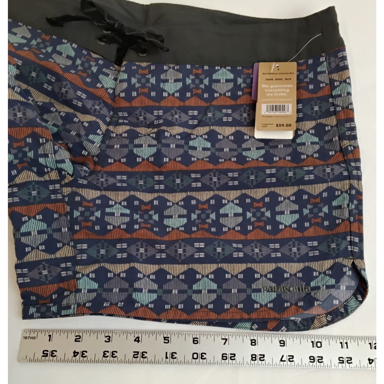 Patagonia Patagonia Wavefarer Boardshorts 5" Women's 8 Blue NWT Size 30" / US 8 / IT 44 - 17 Thumbnail