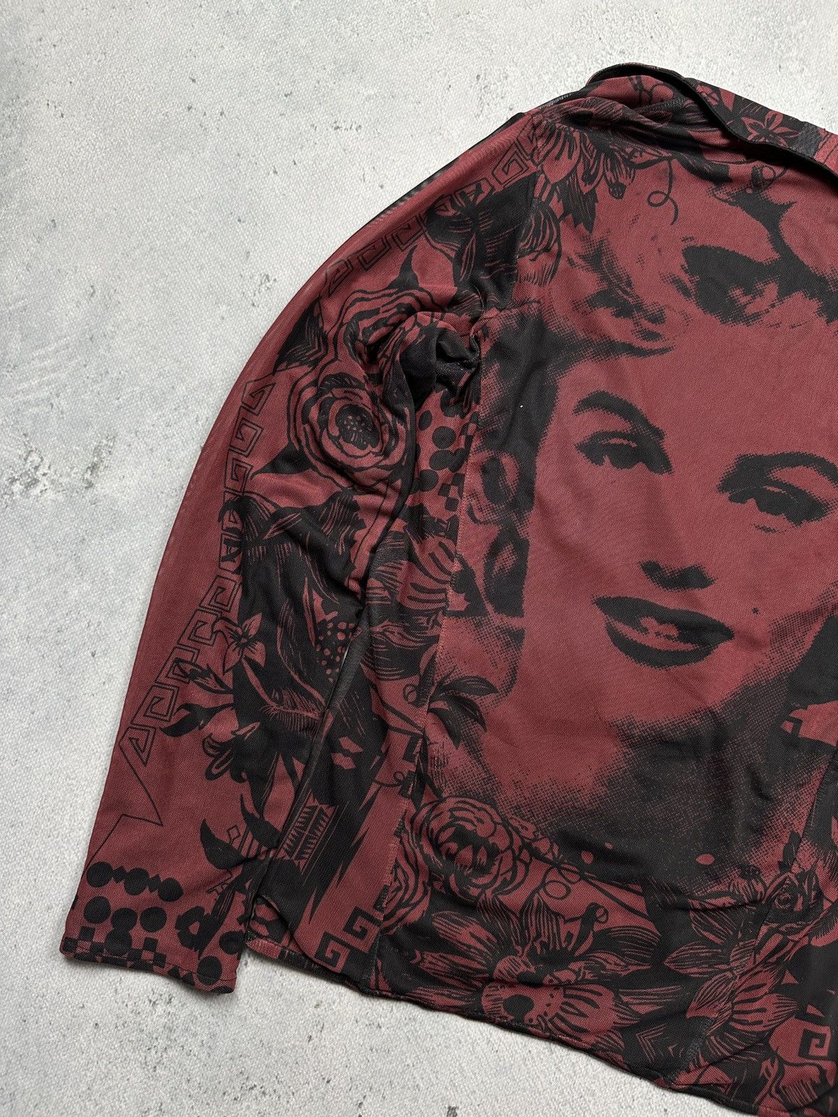 If Six Was Nine Desigual by Christian Lacroix mesh Merilyn Monroe Blazer 00s Size S / US 4 / IT 40 - 11 Thumbnail