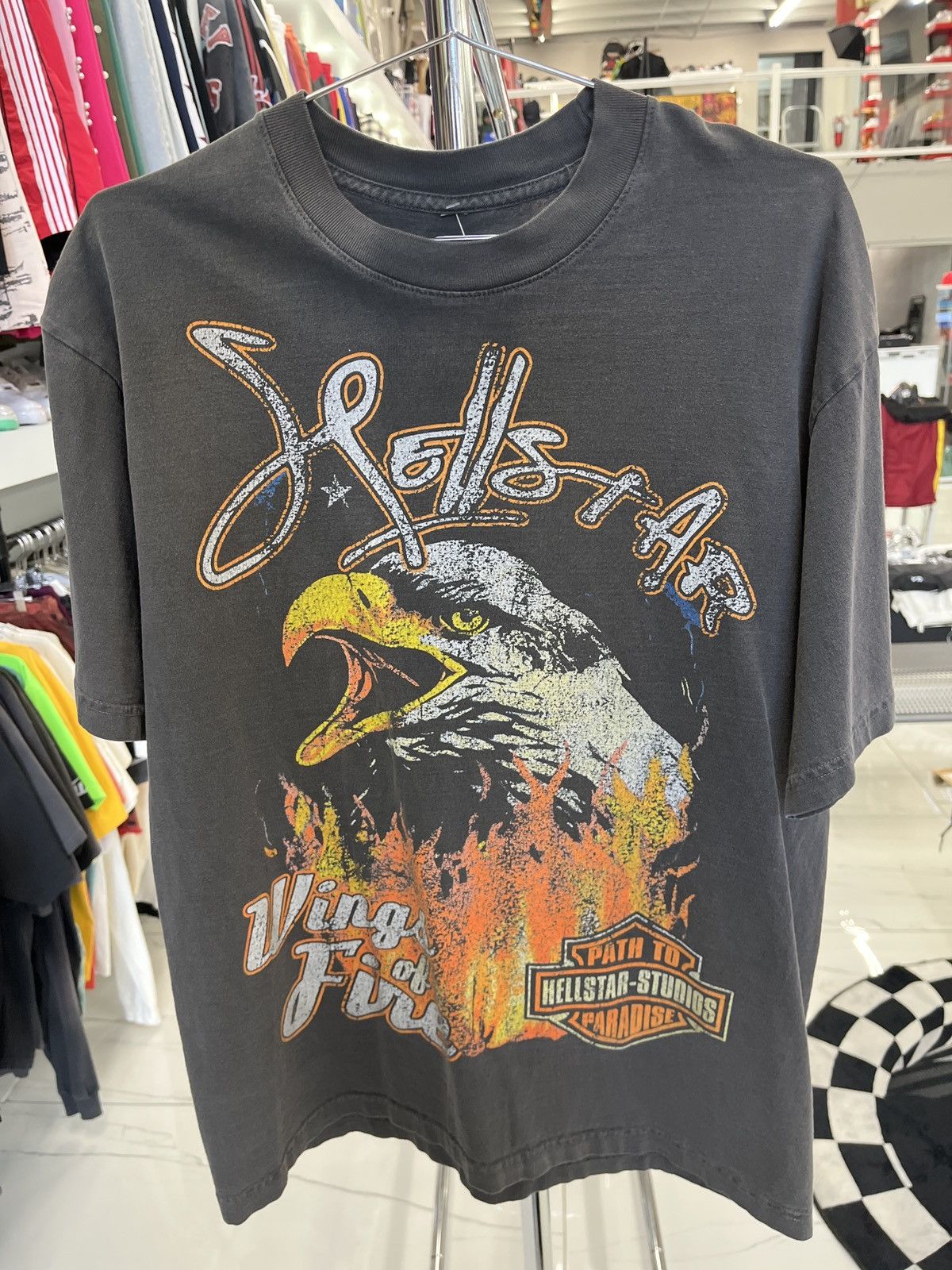 HELLSTAR Wings Of Fire Tee Size US M / EU 48-50 / 2 - 1 Thumbnail