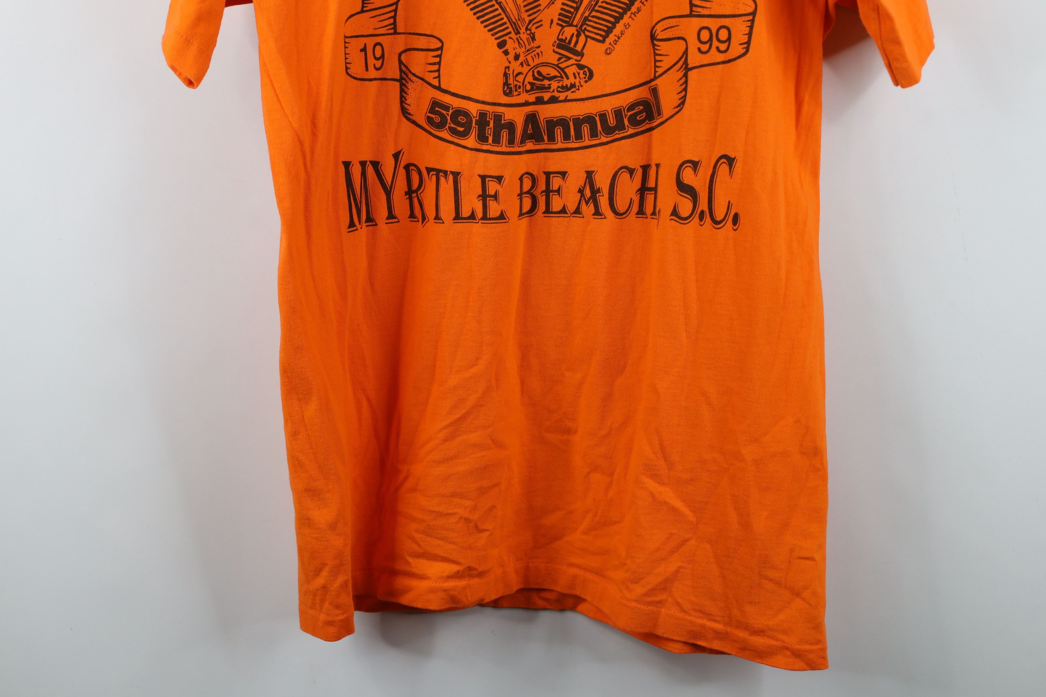 Vintage Vintage 90s Myrtle Beach Motorcycle Bike Rally T-Shirt USA Size US M / EU 48-50 / 2 - 15 Thumbnail