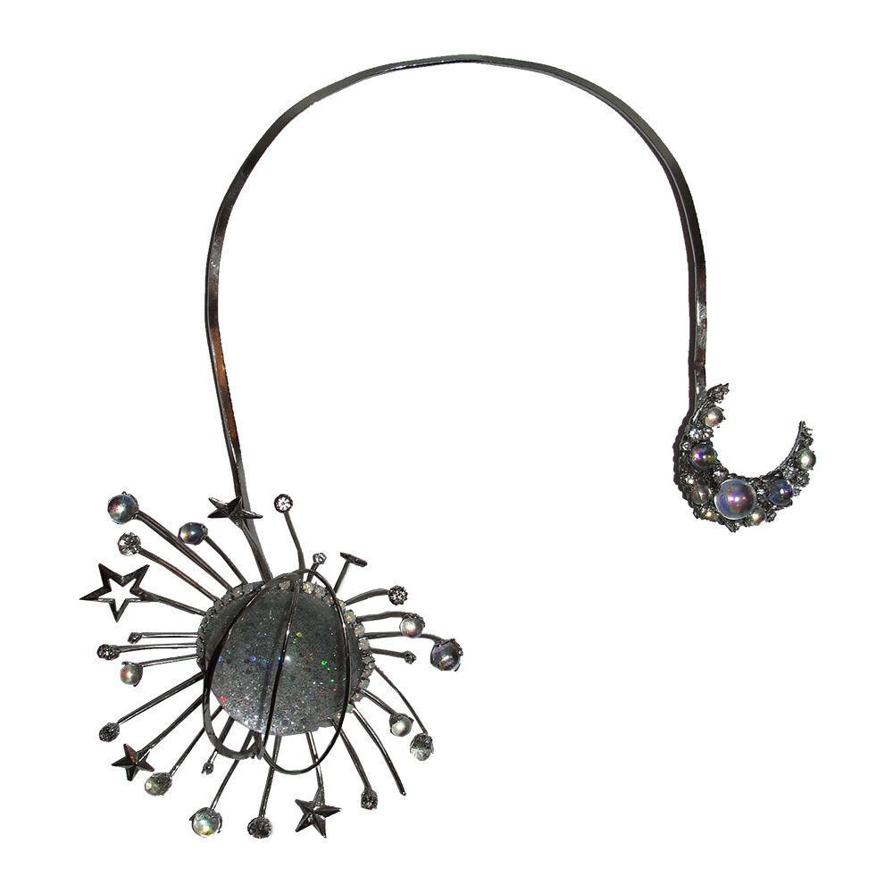 Designer Erickson Beamon Moon and Stars Necklace and Bracelet Set Size ONE SIZE - 1 Thumbnail