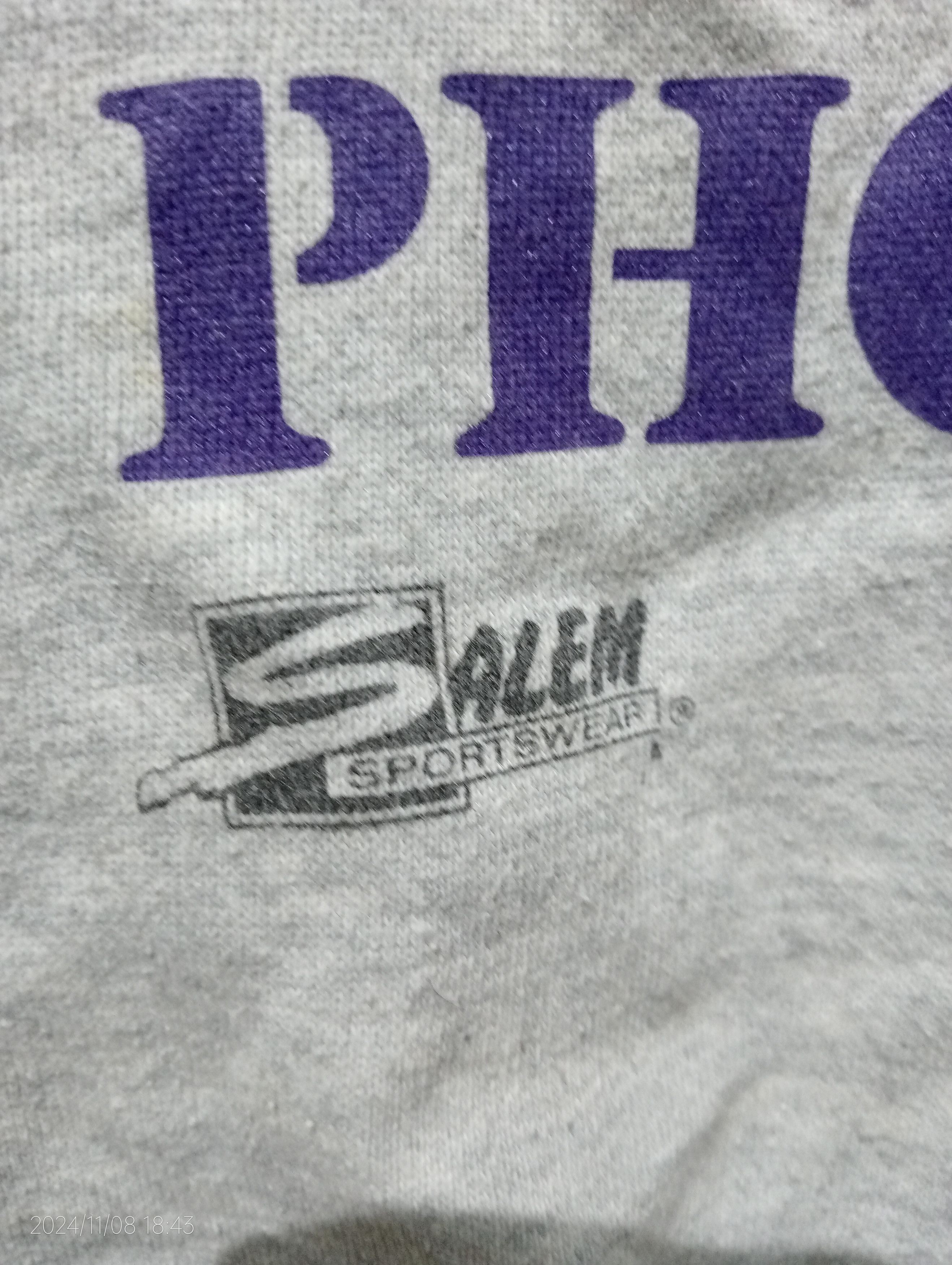 NBA × Salem Sportswear Vintage NBA Phoenix Suns Salem Sportswear Sweatshirt USA Size US L / EU 52-54 / 3 - 10 Thumbnail