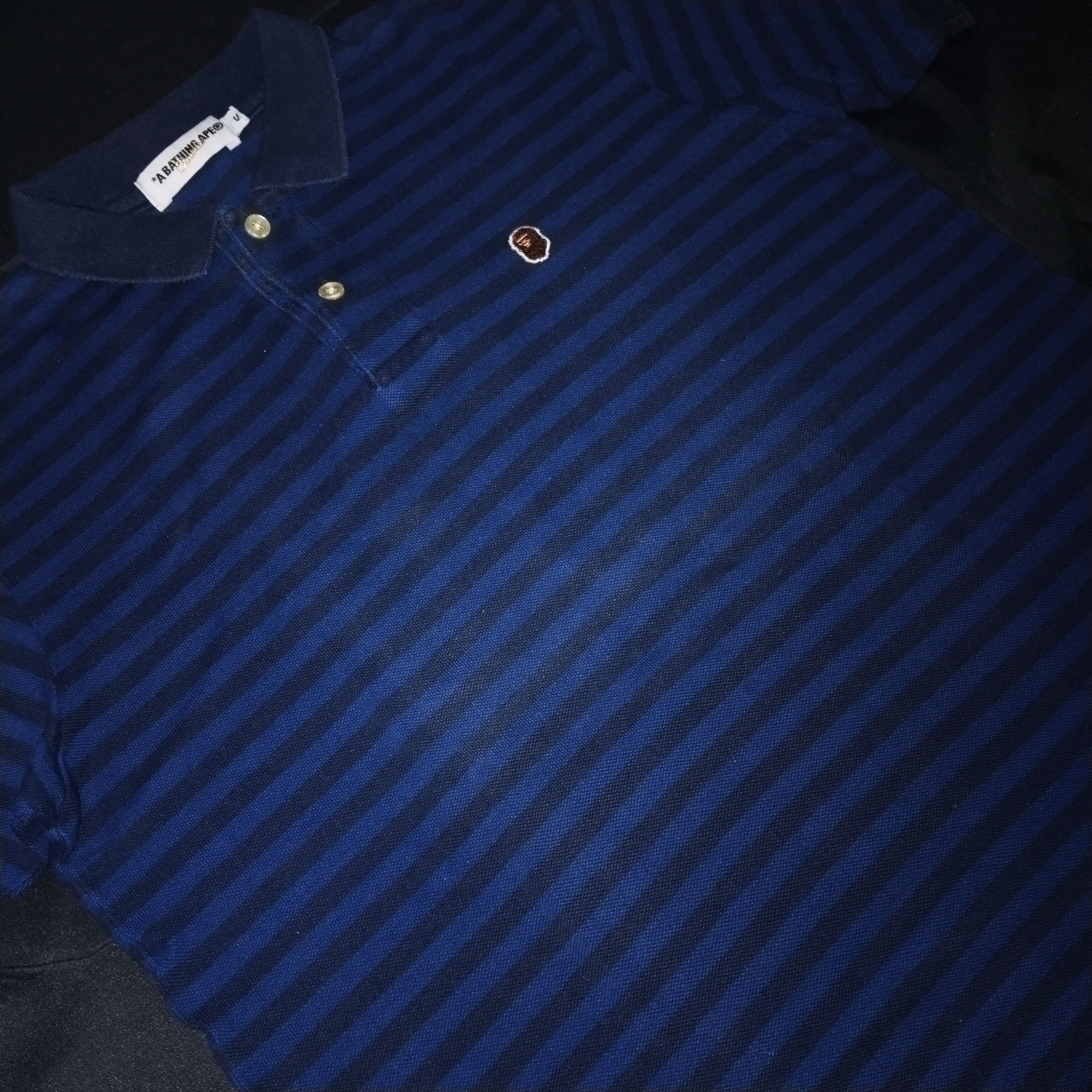Bape Bape Stripe Polo Size US S / EU 44-46 / 1 - 2 Thumbnail