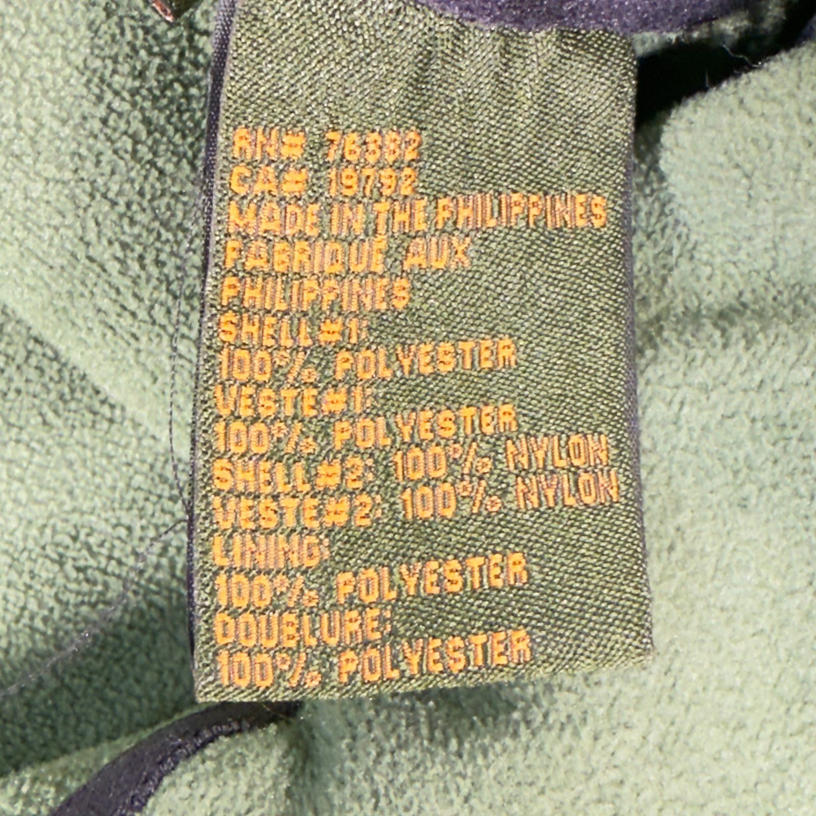 Timberland Timberland Fleece Full Zip Jacket Men XL Green/ Black Size US XL / EU 56 / 4 - 14 Thumbnail