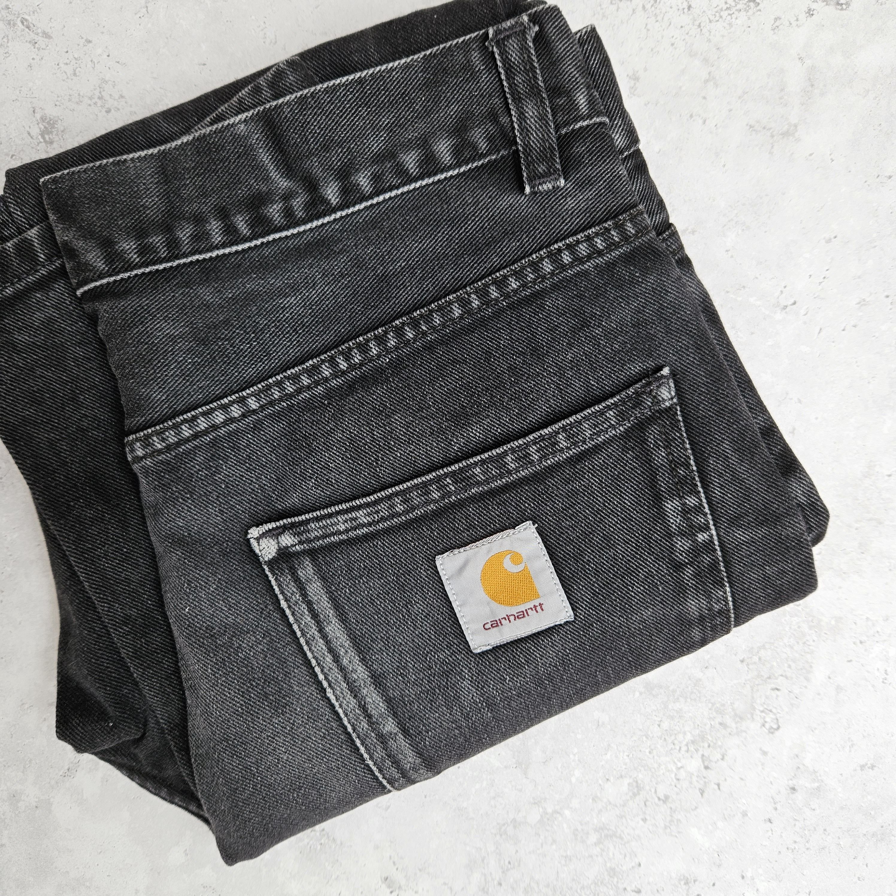 Carhartt × Carhartt Wip Carhartt Wip Black Denim Jeans Size US 29 - 3 Thumbnail