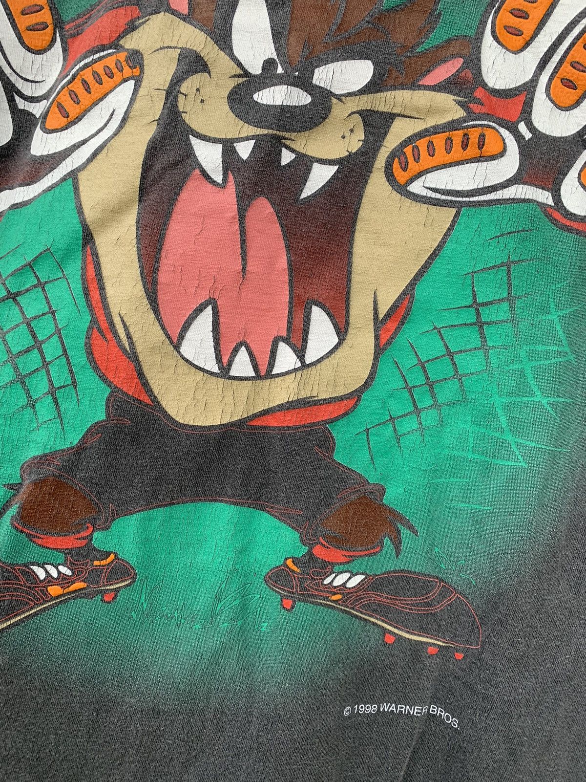 Cartoon Network Vintage Warner Bros Looney Tunes 1990s Taz T-shirt Size US M / EU 48-50 / 2 - 5 Thumbnail