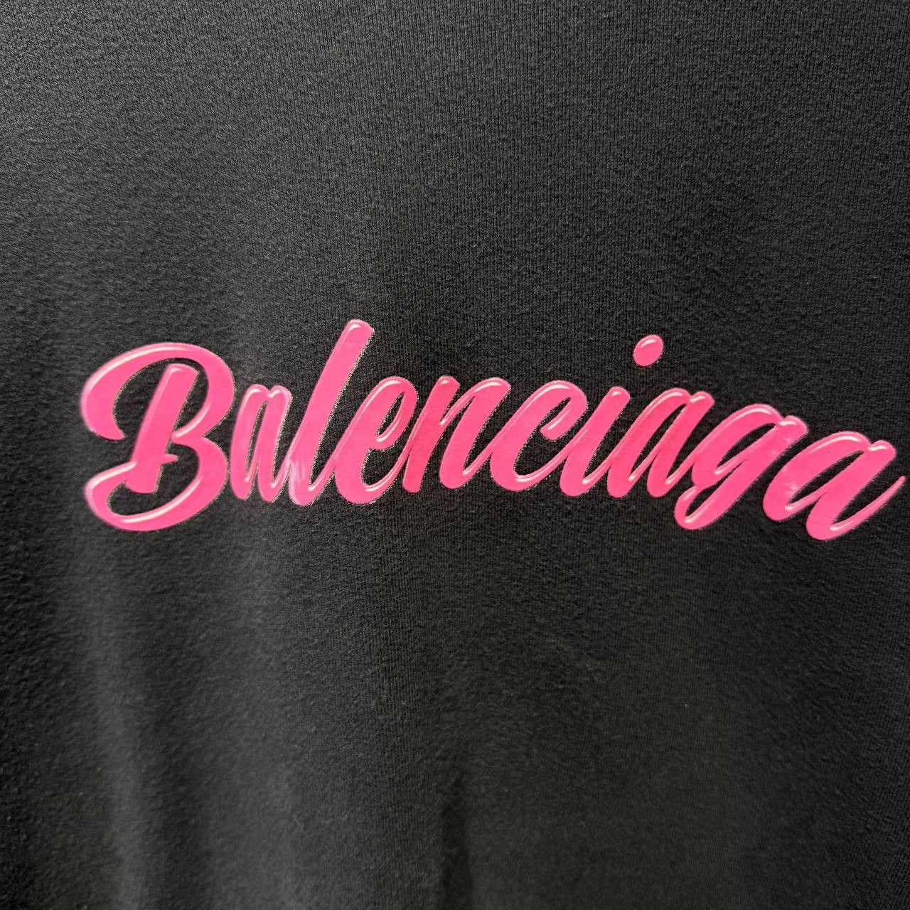 Balenciaga Balenciaga Barbie logo pull over hoodie Size US L / EU 52-54 / 3 - 6 Thumbnail